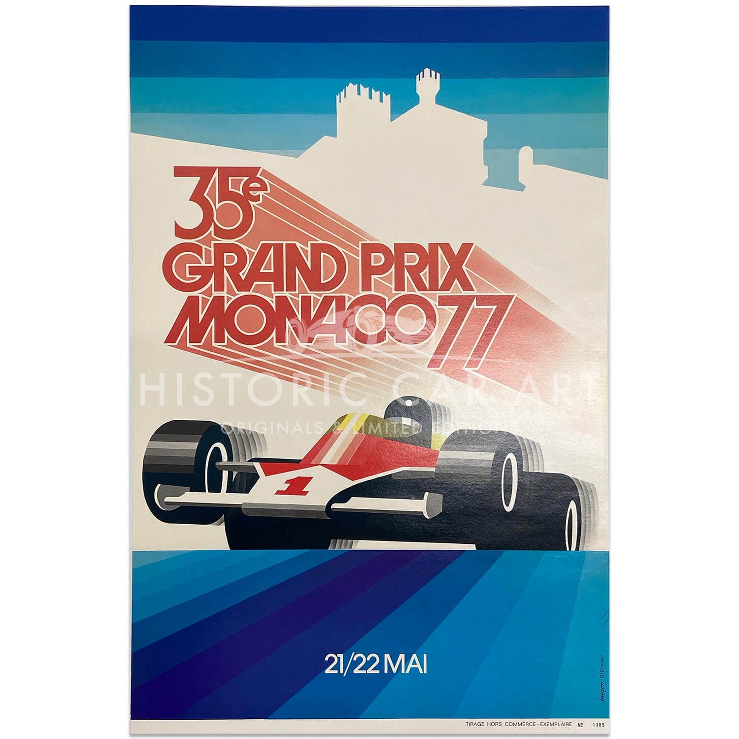 French | Monaco Grand Prix 1977 | Original Poster