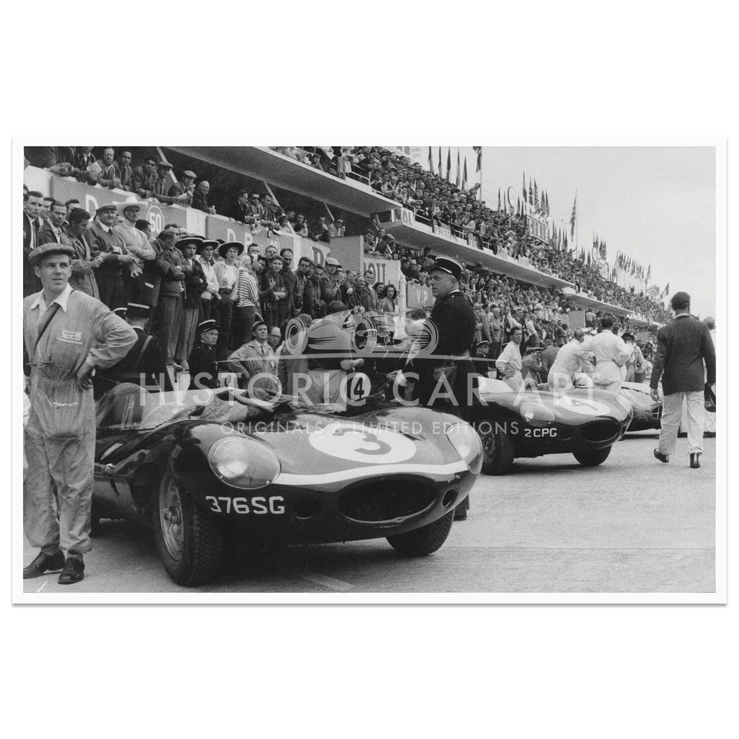 1957 Le Mans 24h | Ecurie Ecosse | Pit Lane | Photograph