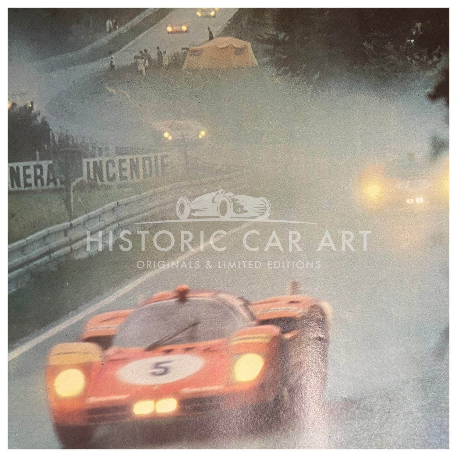 French | Le Mans 24 Hours 1971 Original Poster