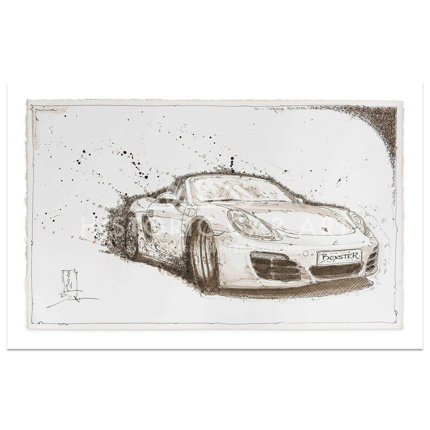 Porsche Boxster 981 | Art Print