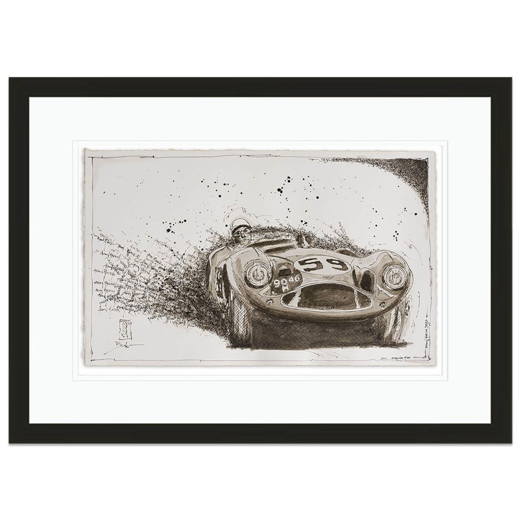 Racing Legends | Aston Martin DB3S | Stirling Moss | 1956 | Art Print
