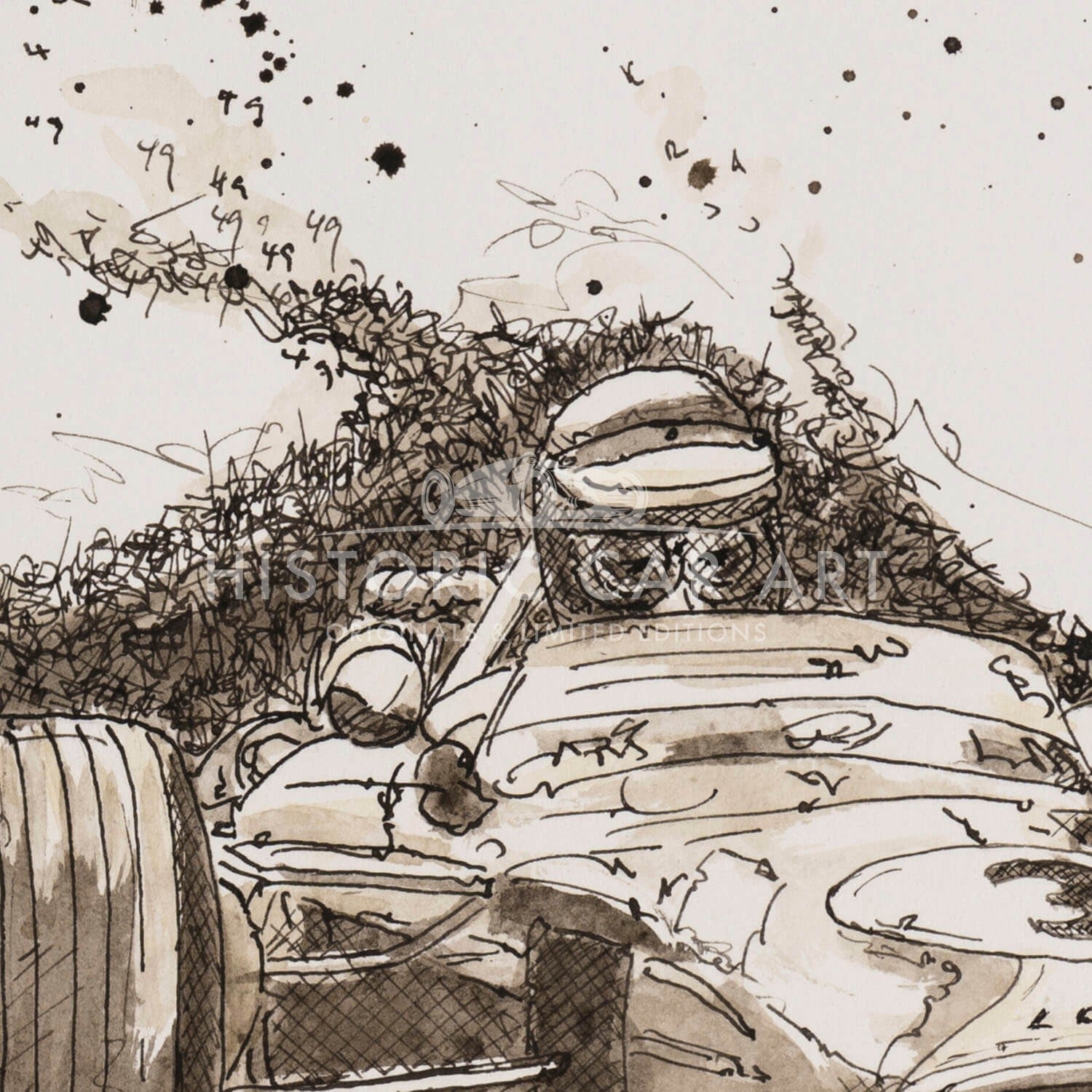 Racing Legends | Lotus 49 | Jim Clark | 1967 | Art Print