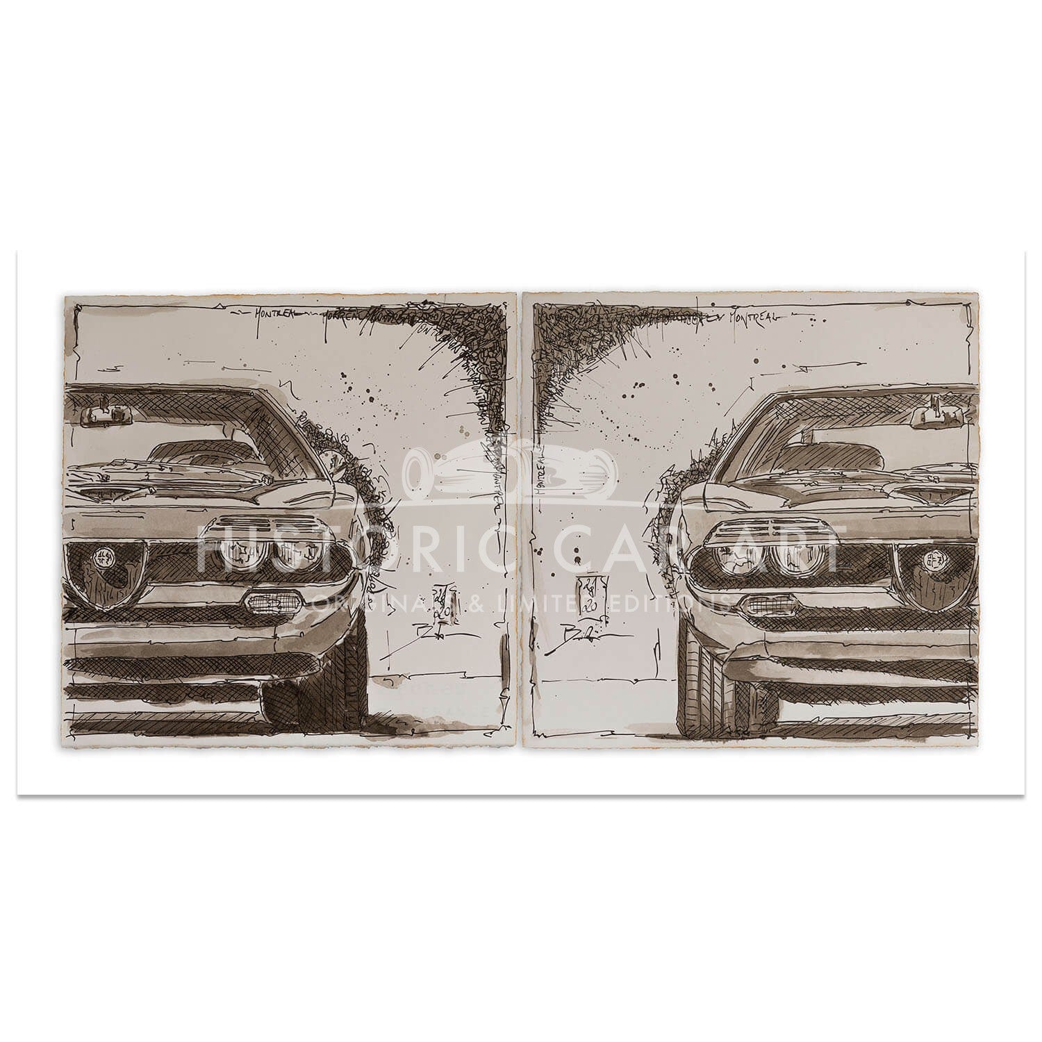 Alfa Romeo Montreal | Double | Art Print