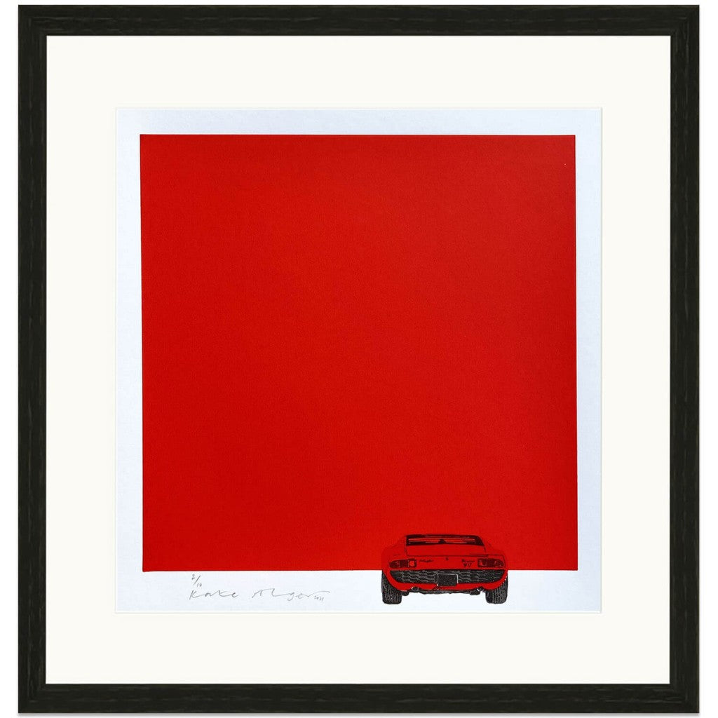 Lamborghini Miura | Red | Screen Print | Right