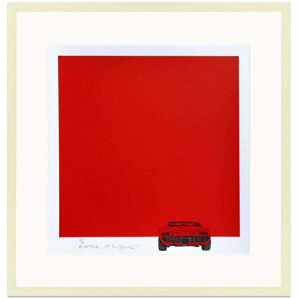 Kate ALGER -Lamborghini Miura | Red | Screen Print | Right – Historic ...