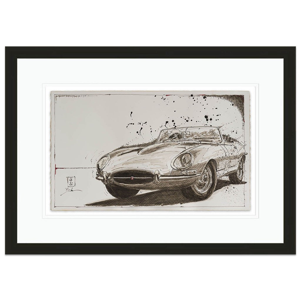 Jaguar E-Type S1 | Alive | Art Print