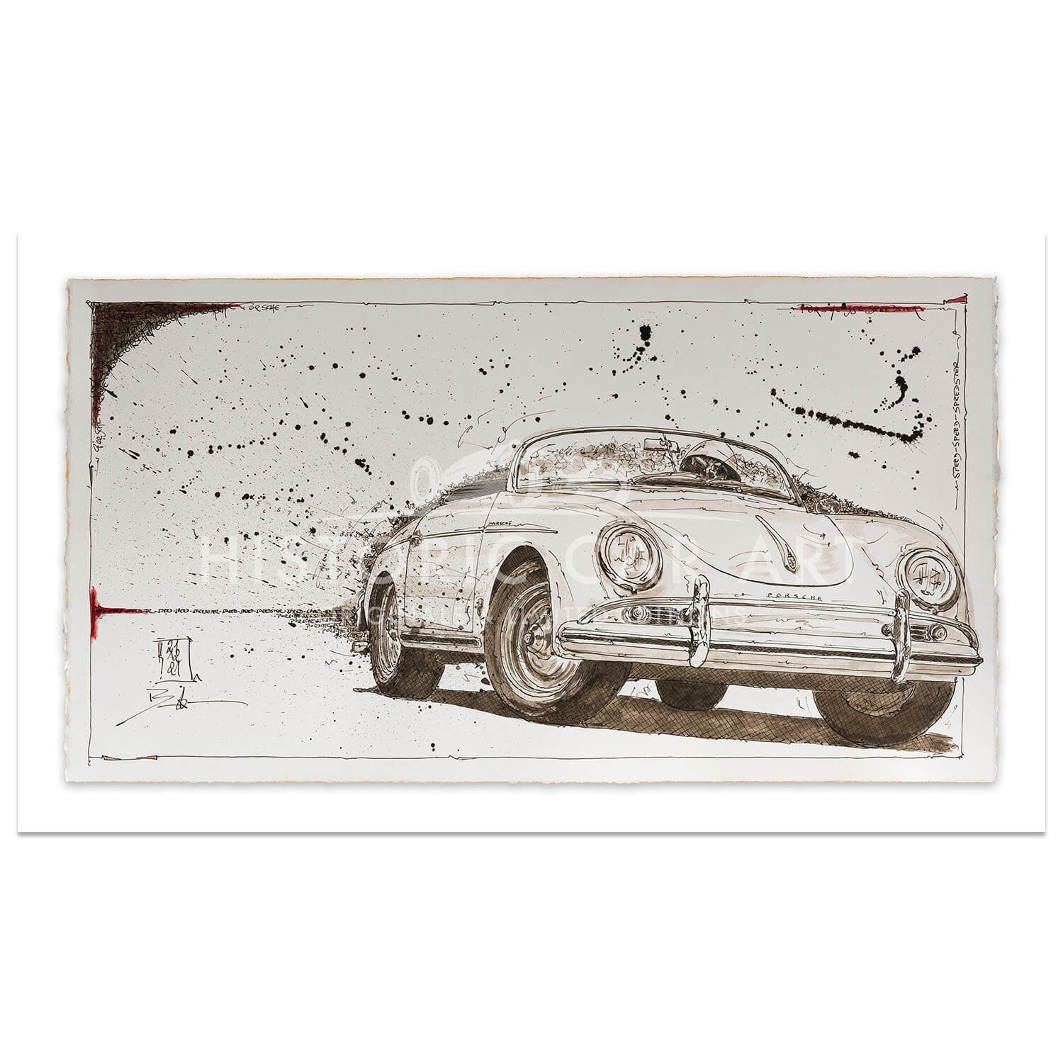 Porsche 356 A Speedster | Art Print