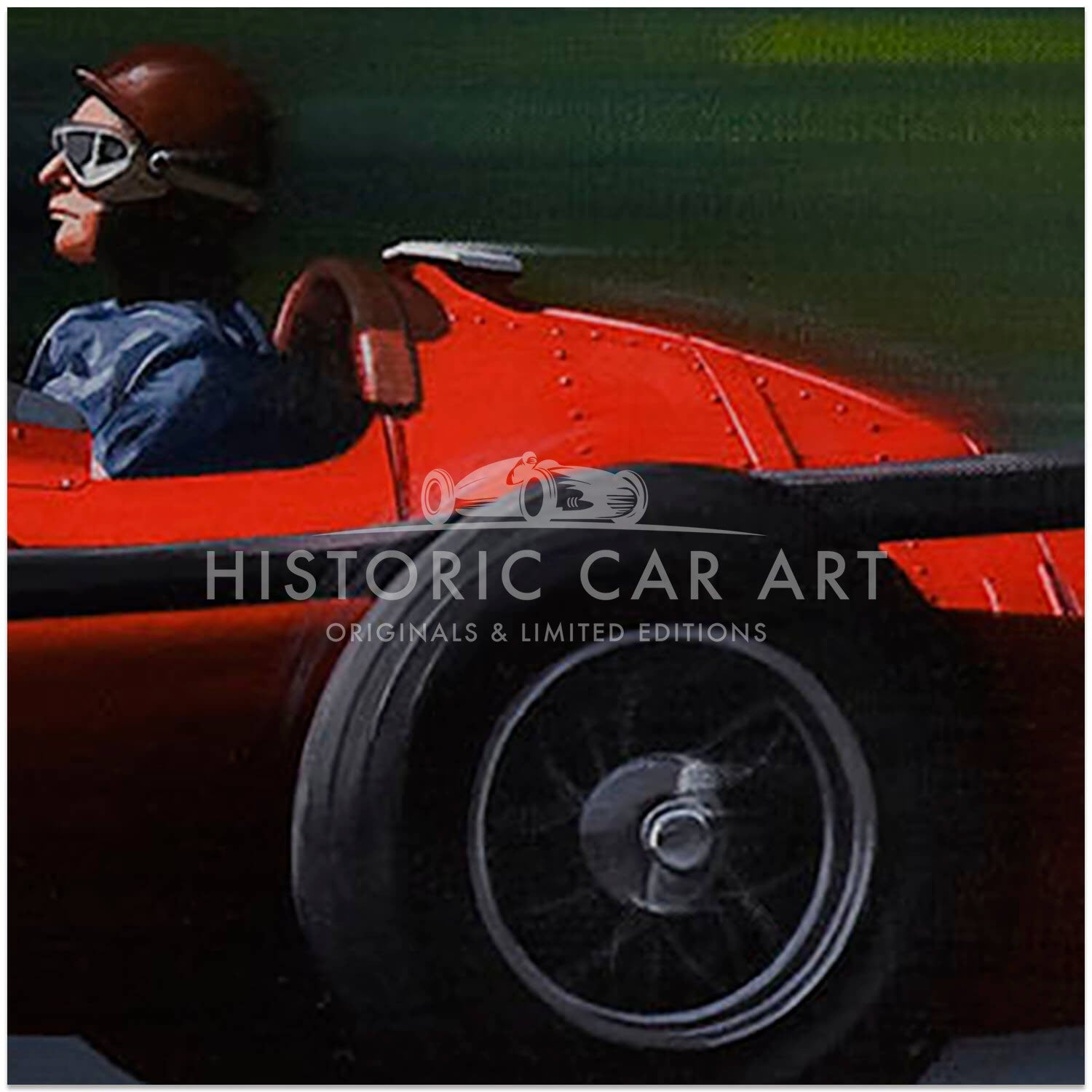 Fangio's Greatest Race | German Grand Prix 1957 | Maserati 250F | Art Print