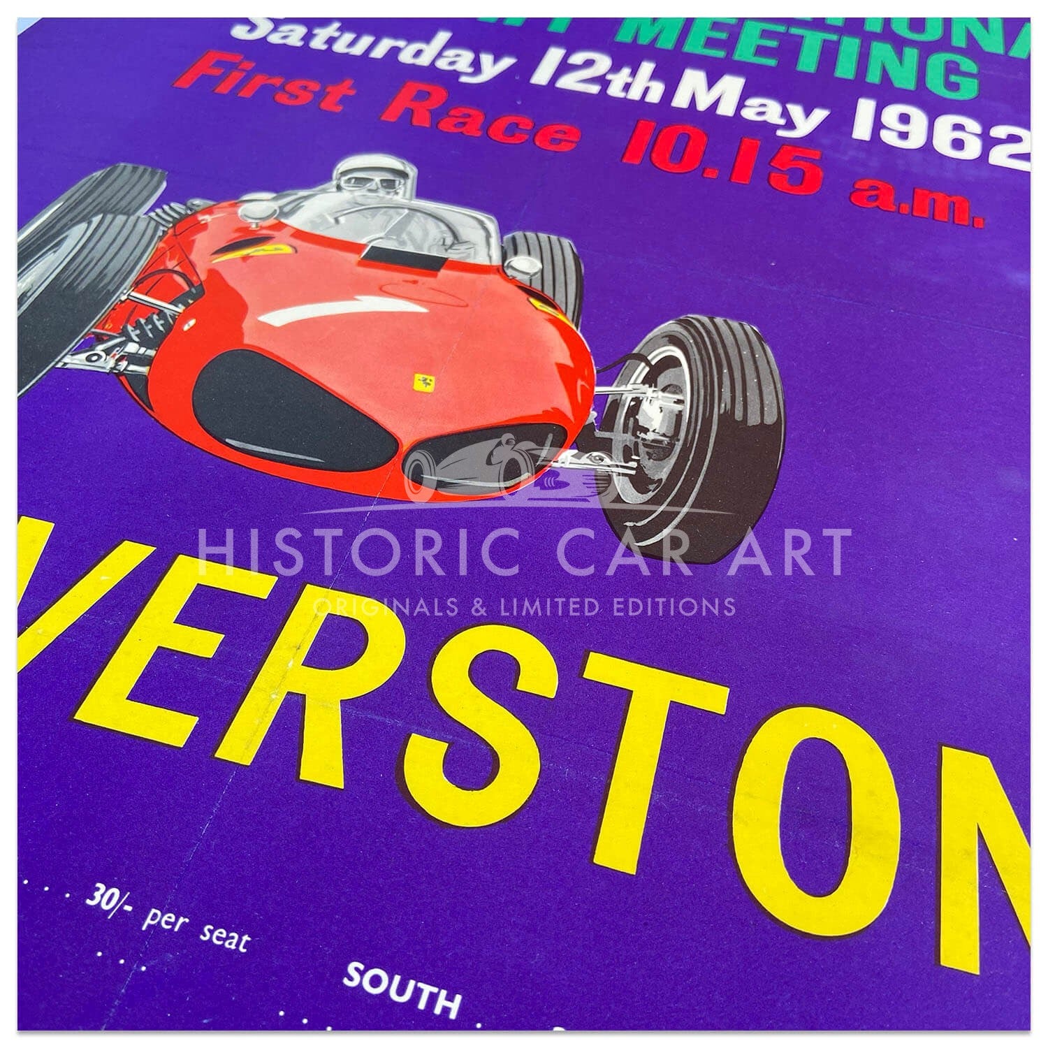 Original Vintage Motorsport Race Posters | Historic Car Art