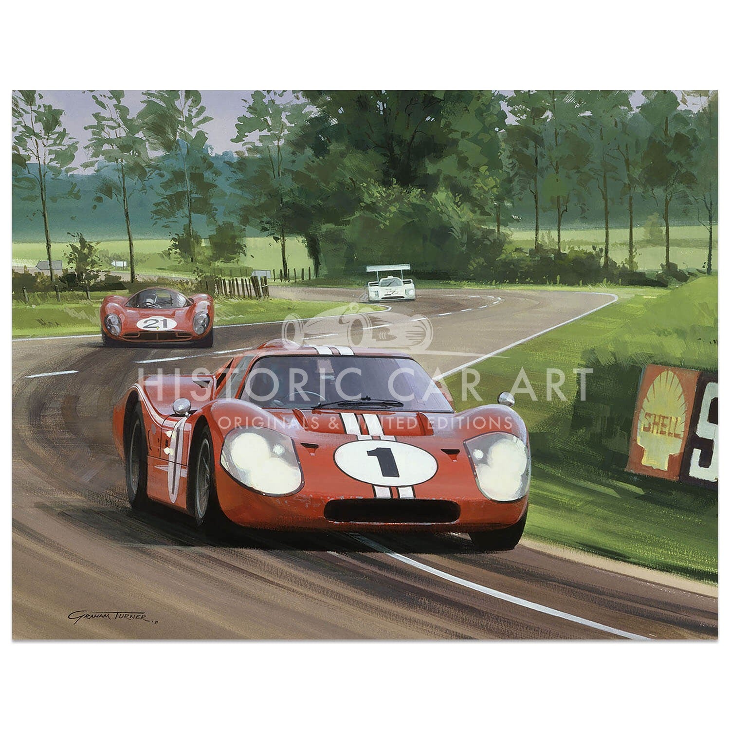 1967 Le Mans | Ford GT40 Mk IV | Print