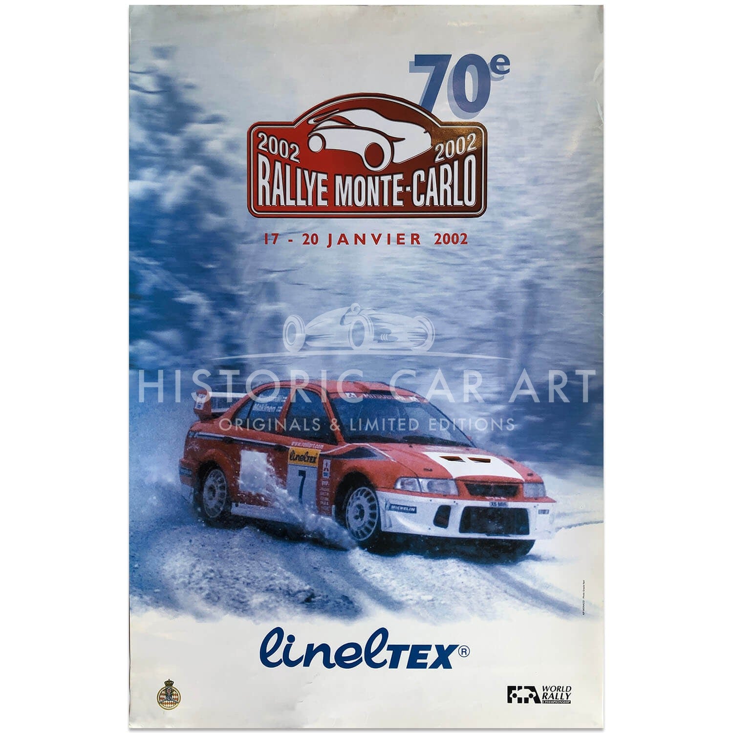 French | Monte Carlo Rally 2002 | Original Poster