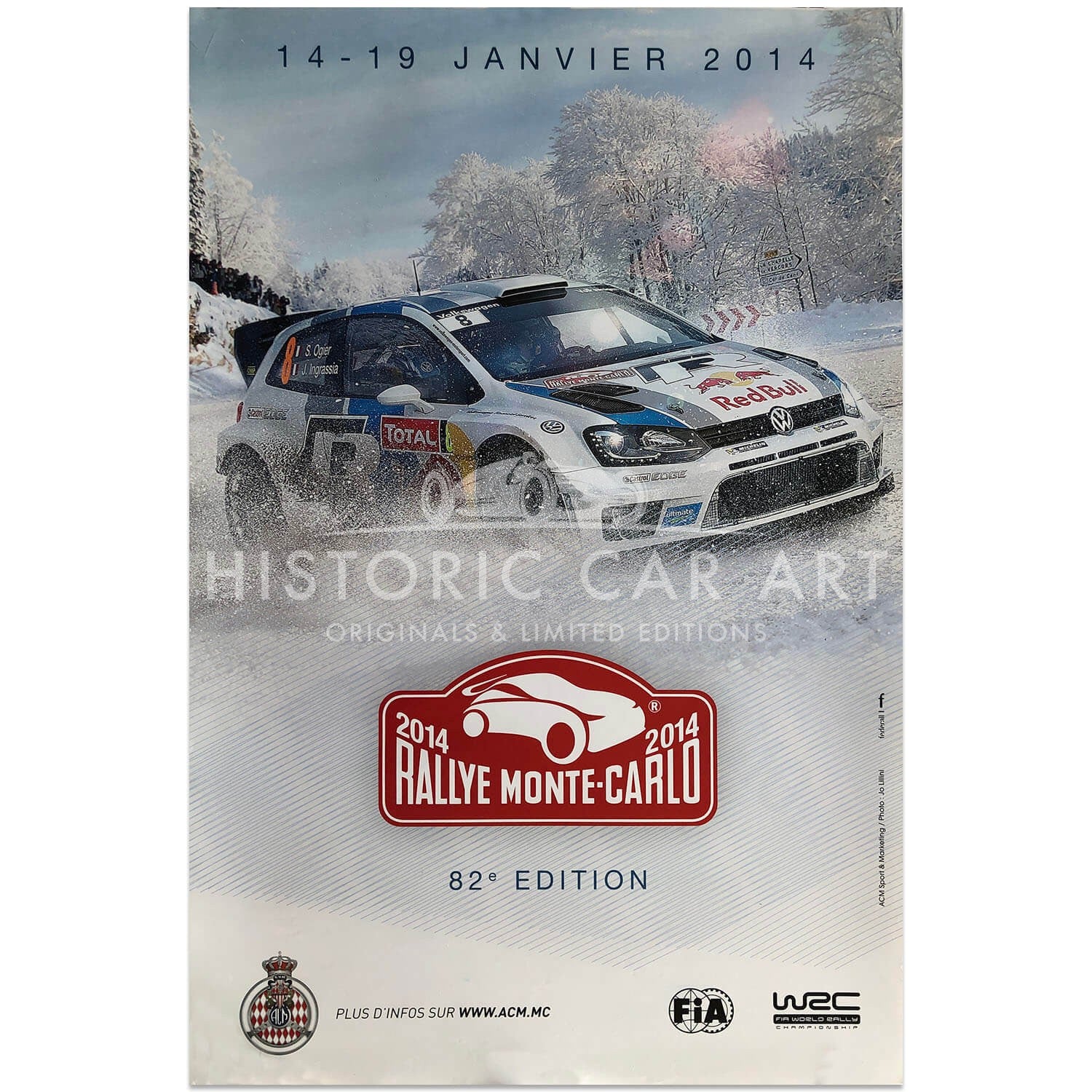 French | Monte Carlo Rally 2014 | Original Poster