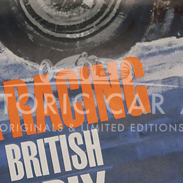 British Grand Prix 1966 Brands Hatch Original Poster