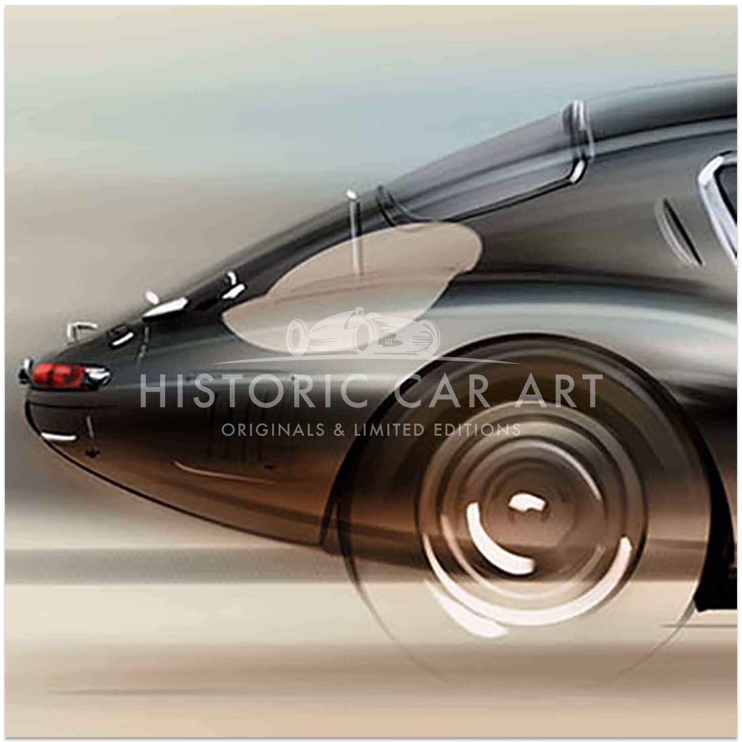 Jaguar E-Type Low Drag | Art Print