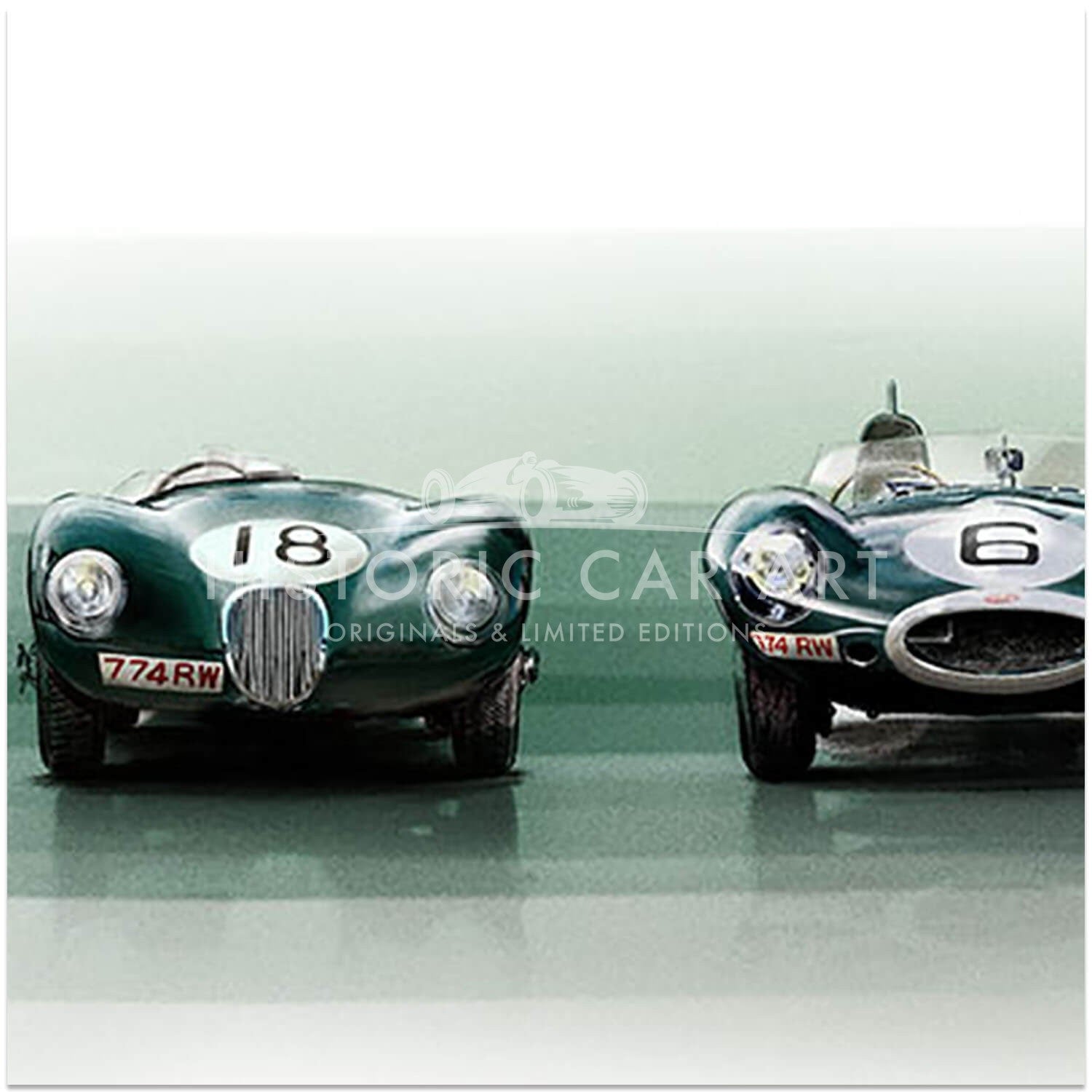 Jaguar Le Mans Domination | C-Type | D-Type | Art Print