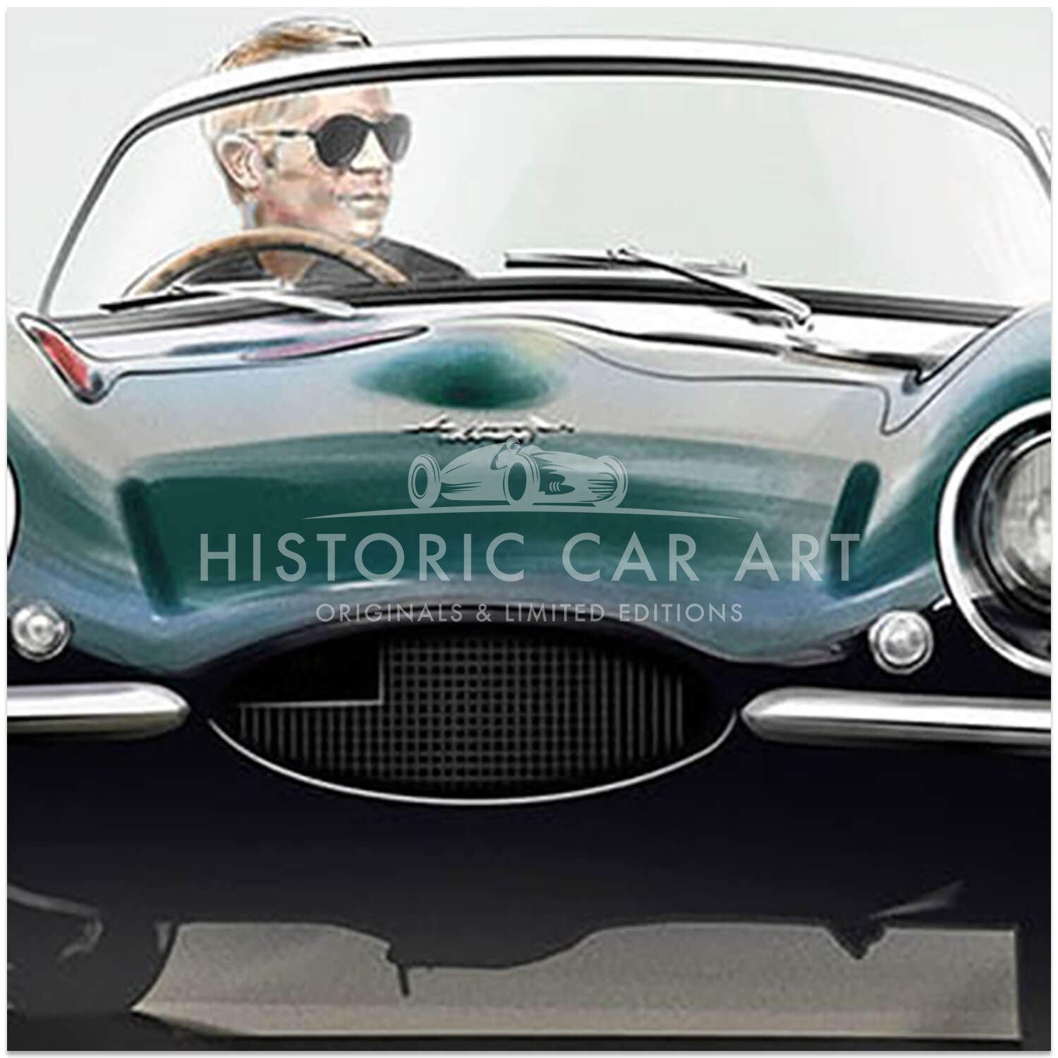 Coventry in Hollywood | Jaguar XKSS | Art Print