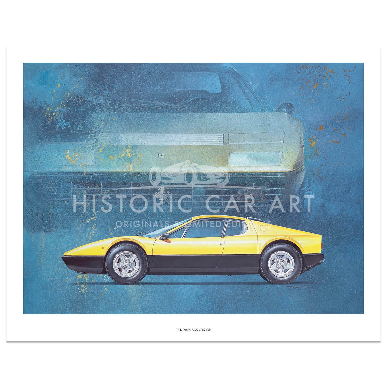 Ferrari 365 GT4 BB | Art Print