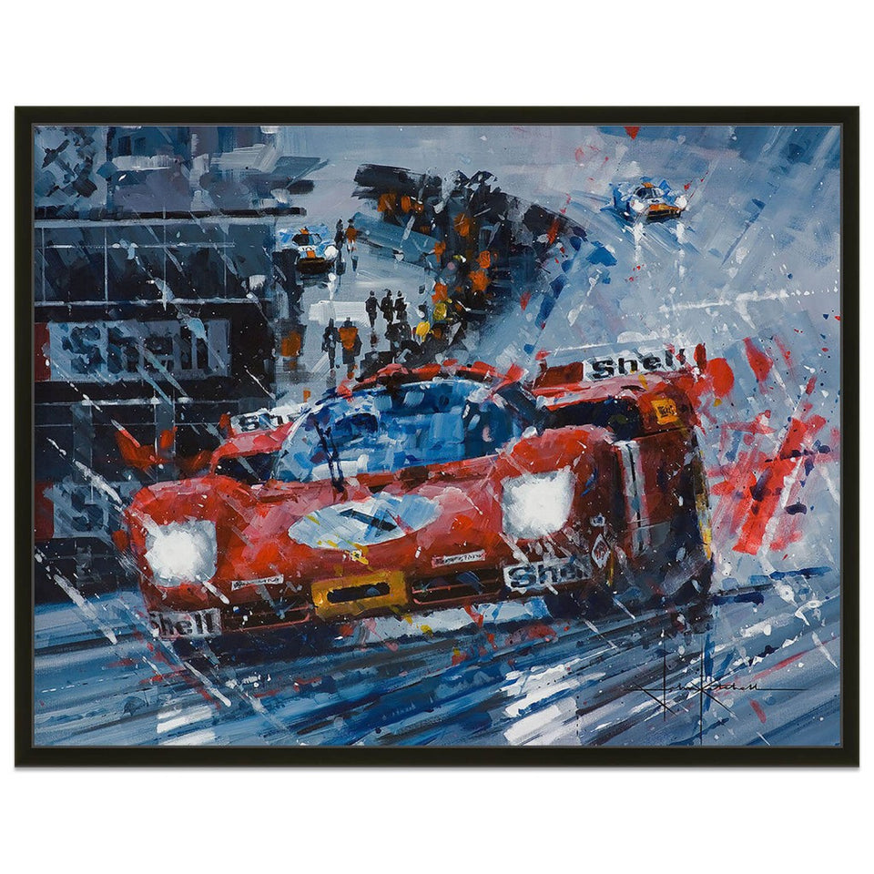 John KETCHELL -A Thorough Soaking | Ickx & Oliver | Ferrari | Print ...