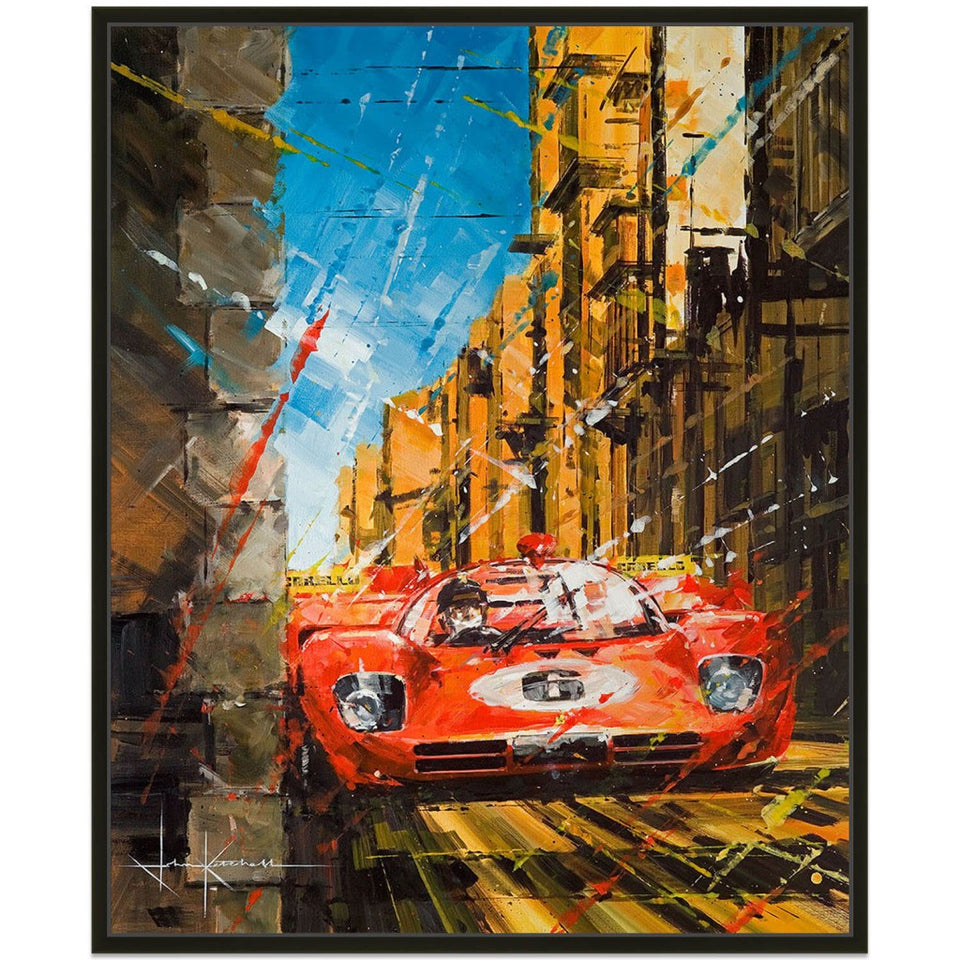 John KETCHELL -Local Hero | Vaccarella | Ferrari | Print – Historic Car Art