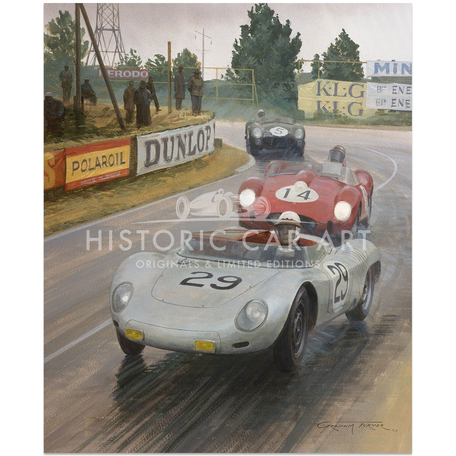 1958 Le Mans | Porsche RSK | Behra/Herrmann | Print