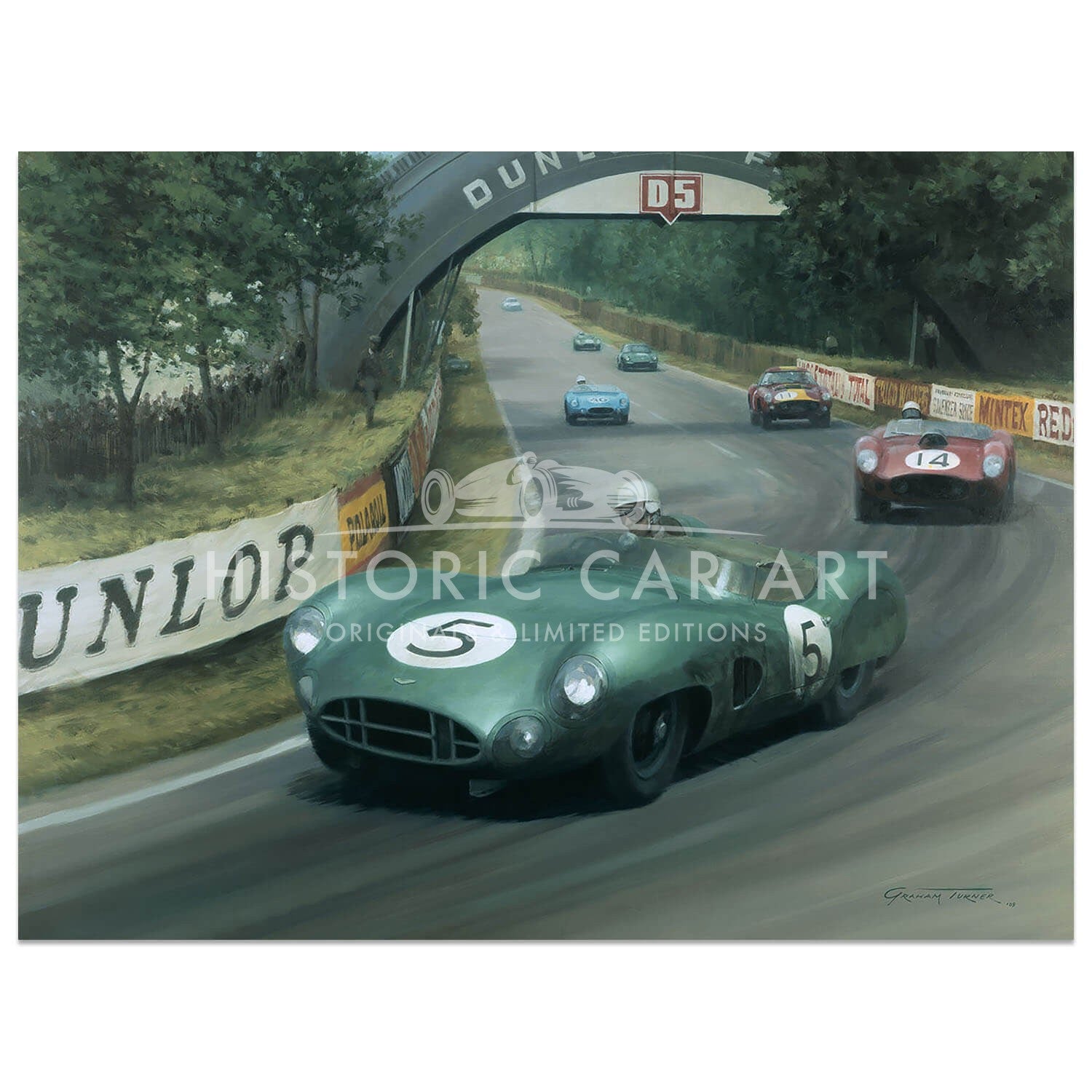 1959 Le Mans | Aston Martin DBR1 | Shelby/Salvadori | Print