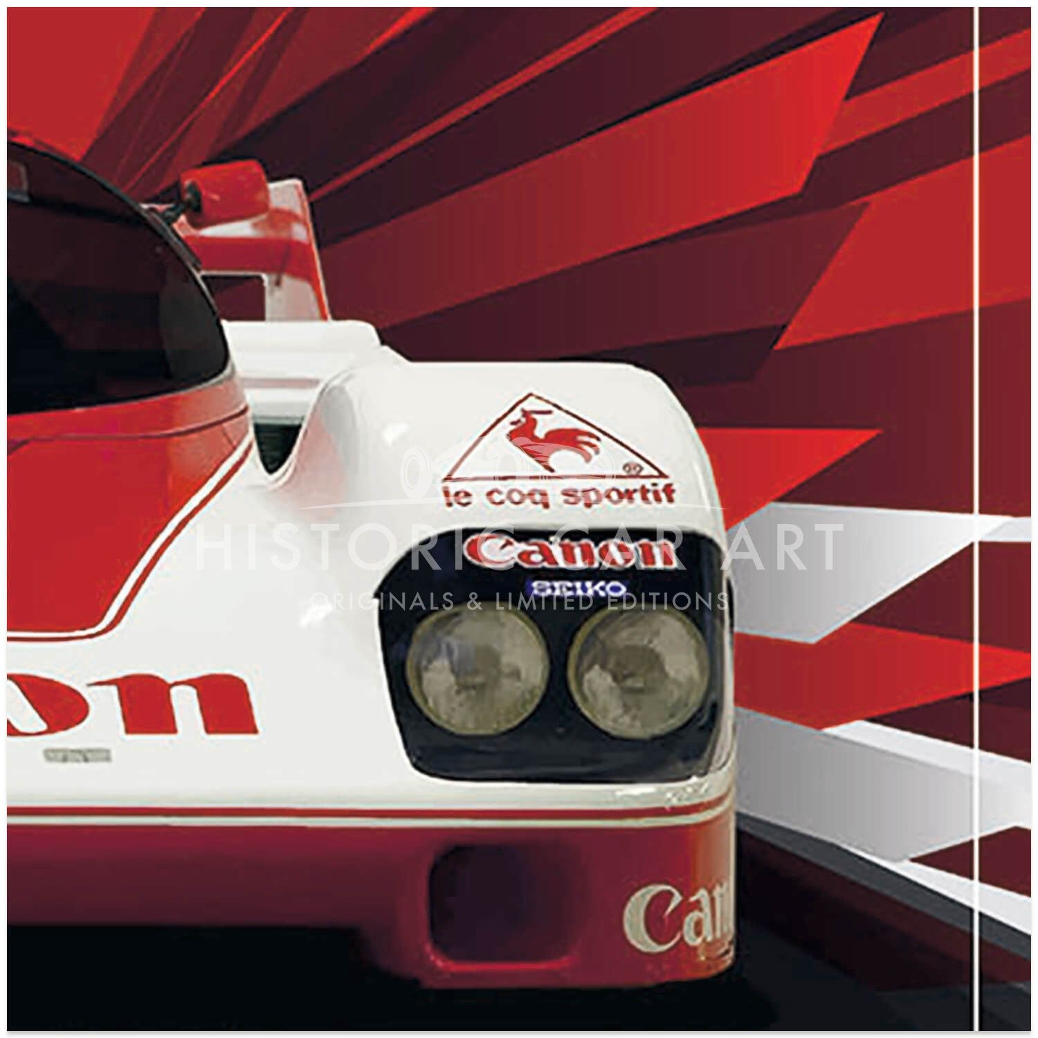 Porsche | 956-106 | Canon Group C | Art Print | Poster