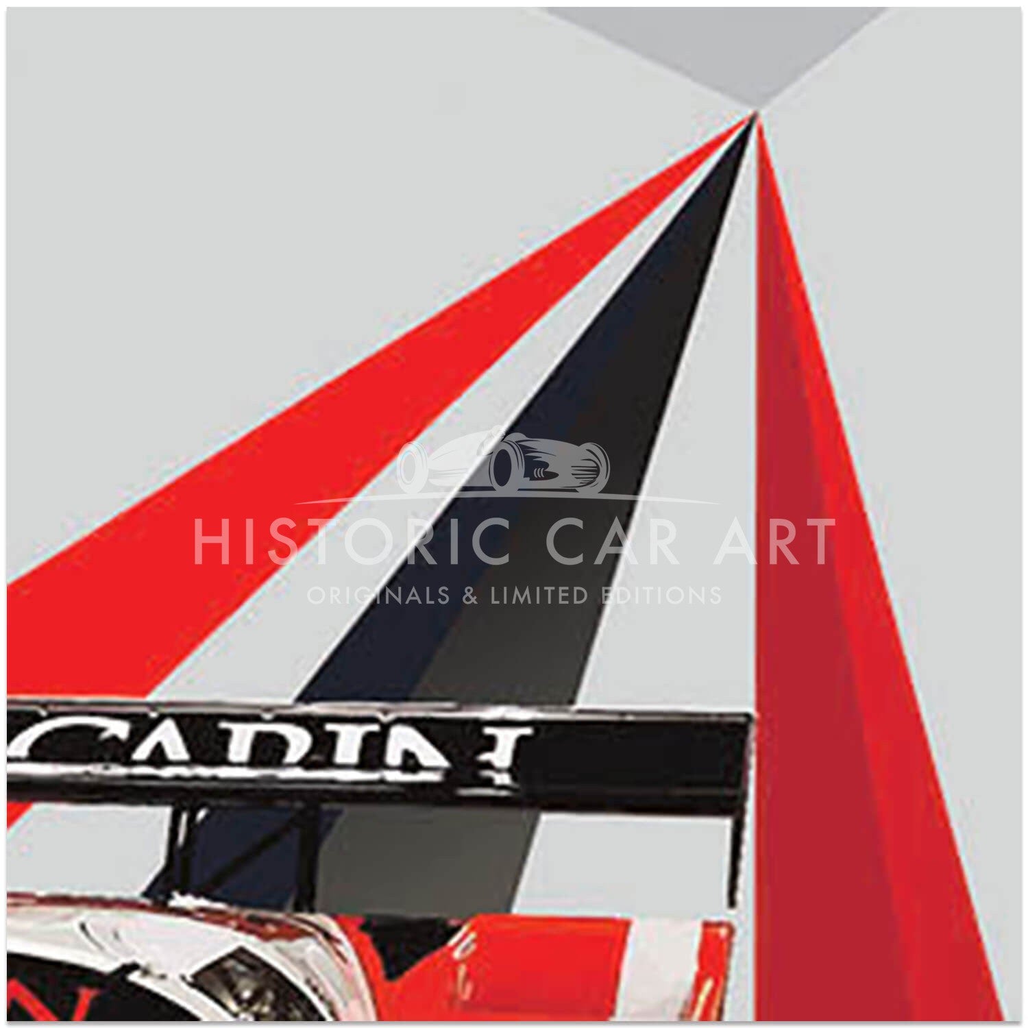Cabin Racing Team | Porsche 962 | Group C | Art Print | Poster
