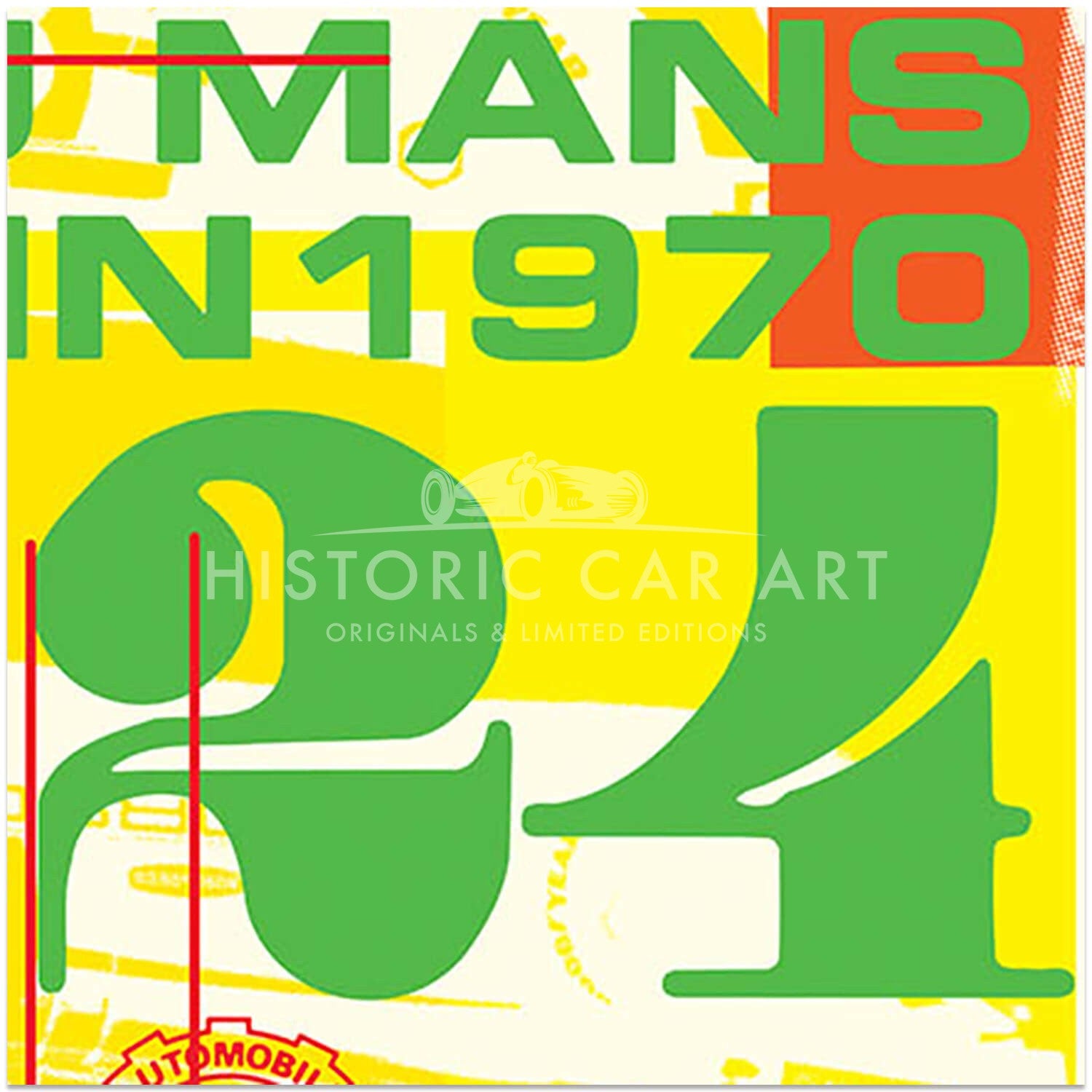 Porsche 917 | 1970 Le Mans 24 Hours Celebration | Art Print | Poster #2