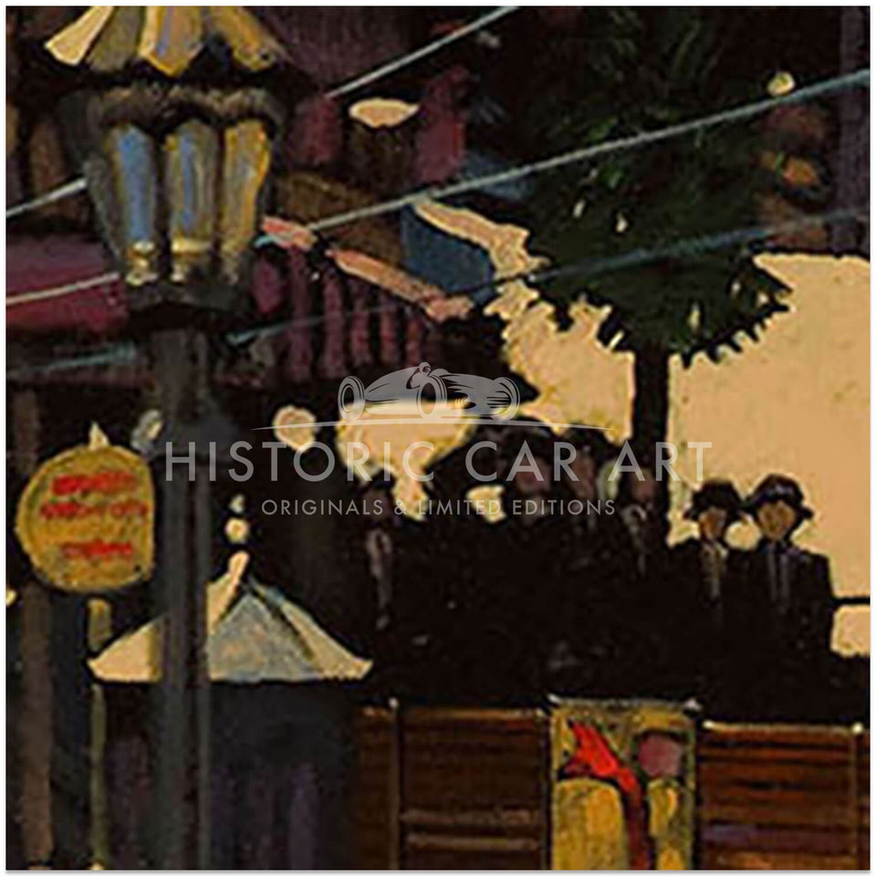 Barry ROWE -The First Monaco Grand Prix | Bugatti | 1929 | Art Print ...