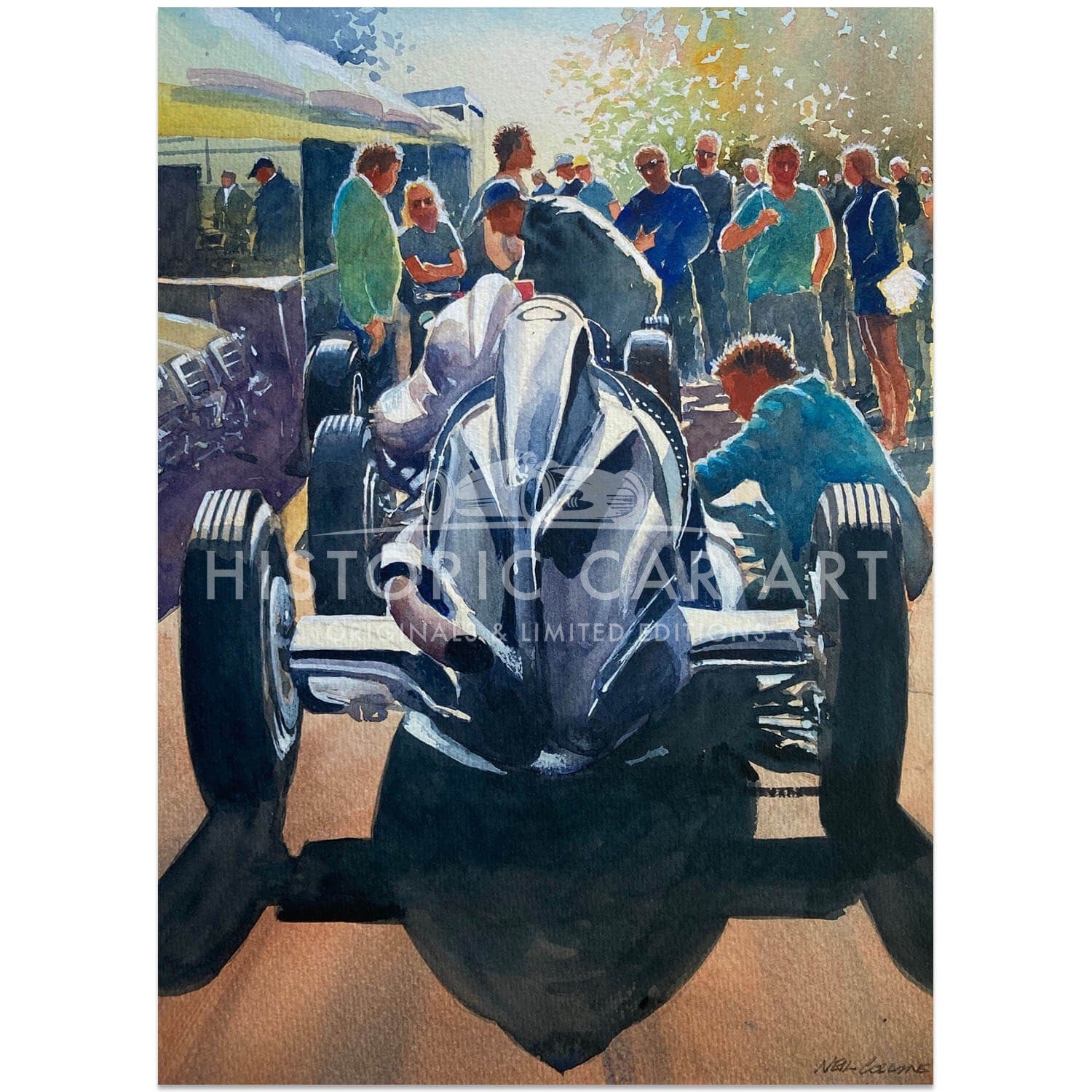 Goodwood Revival | Mercedes | Artwork
