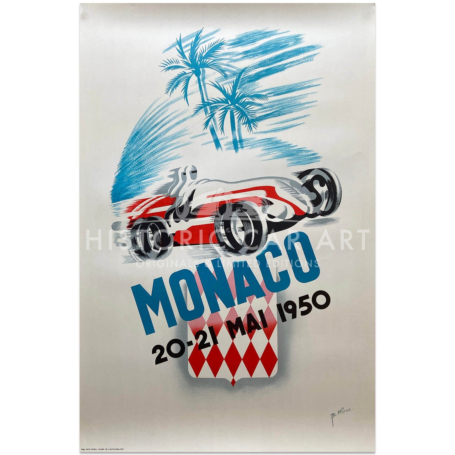 French | Monaco Grand Prix 1950 | Poster
