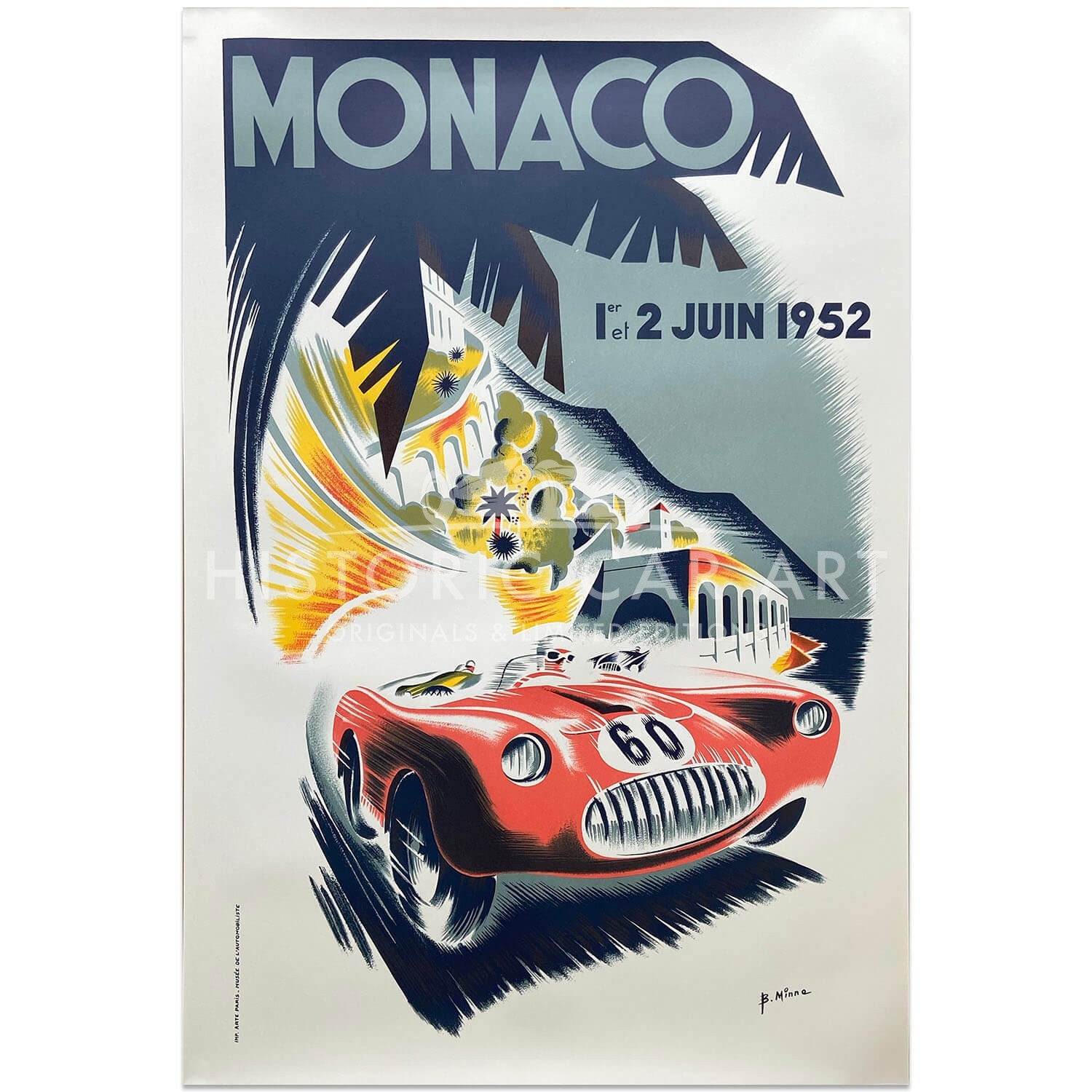 French | Monaco Grand Prix 1952 | Poster