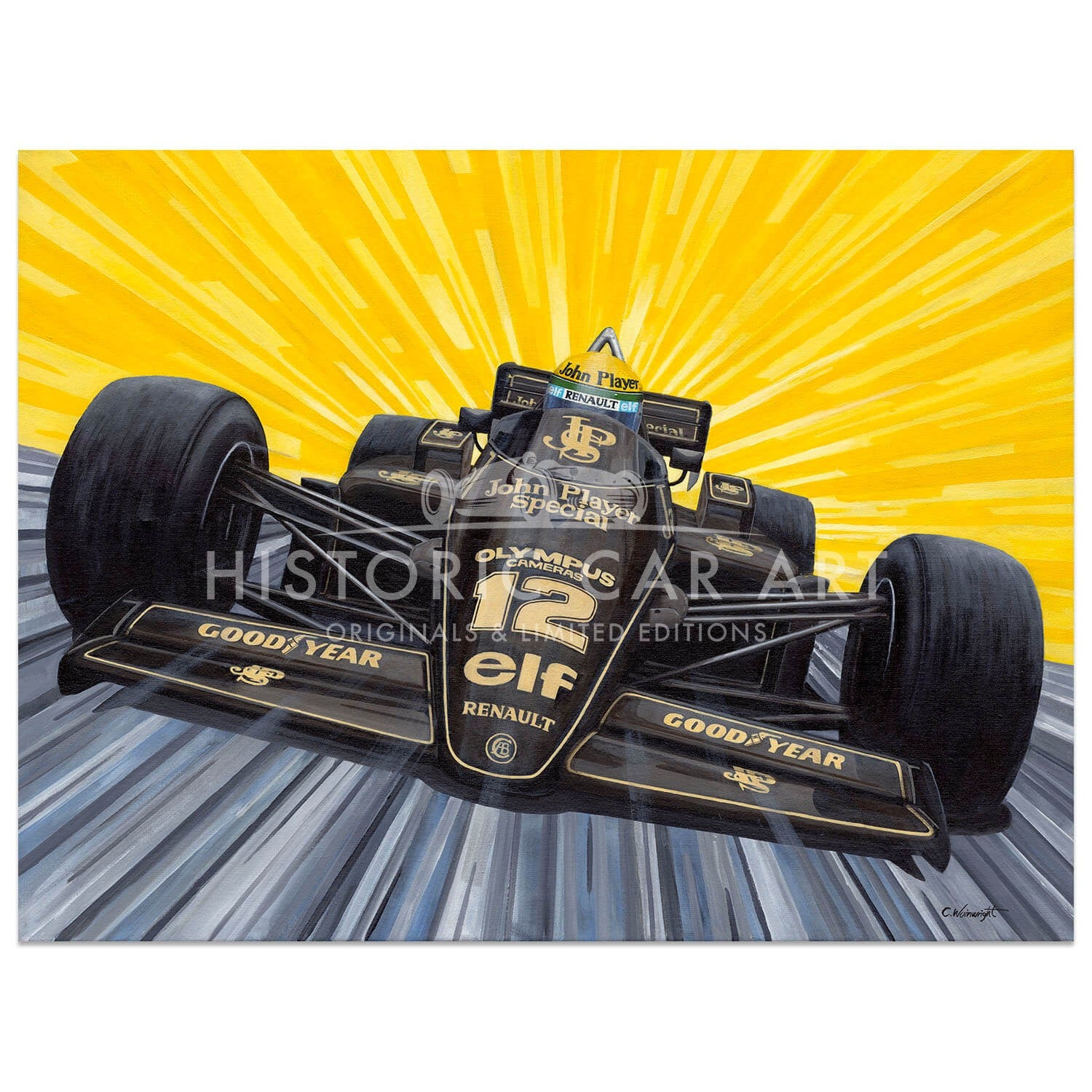First of Many | Lotus Renault 97T | Ayrton Senna | 1985 | Artwork