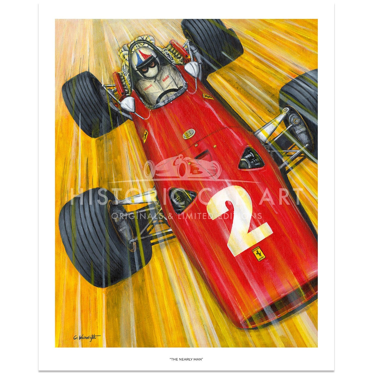 The Nearly Man | Ferrari 312/67 | Chris Amon | 1967 | Print