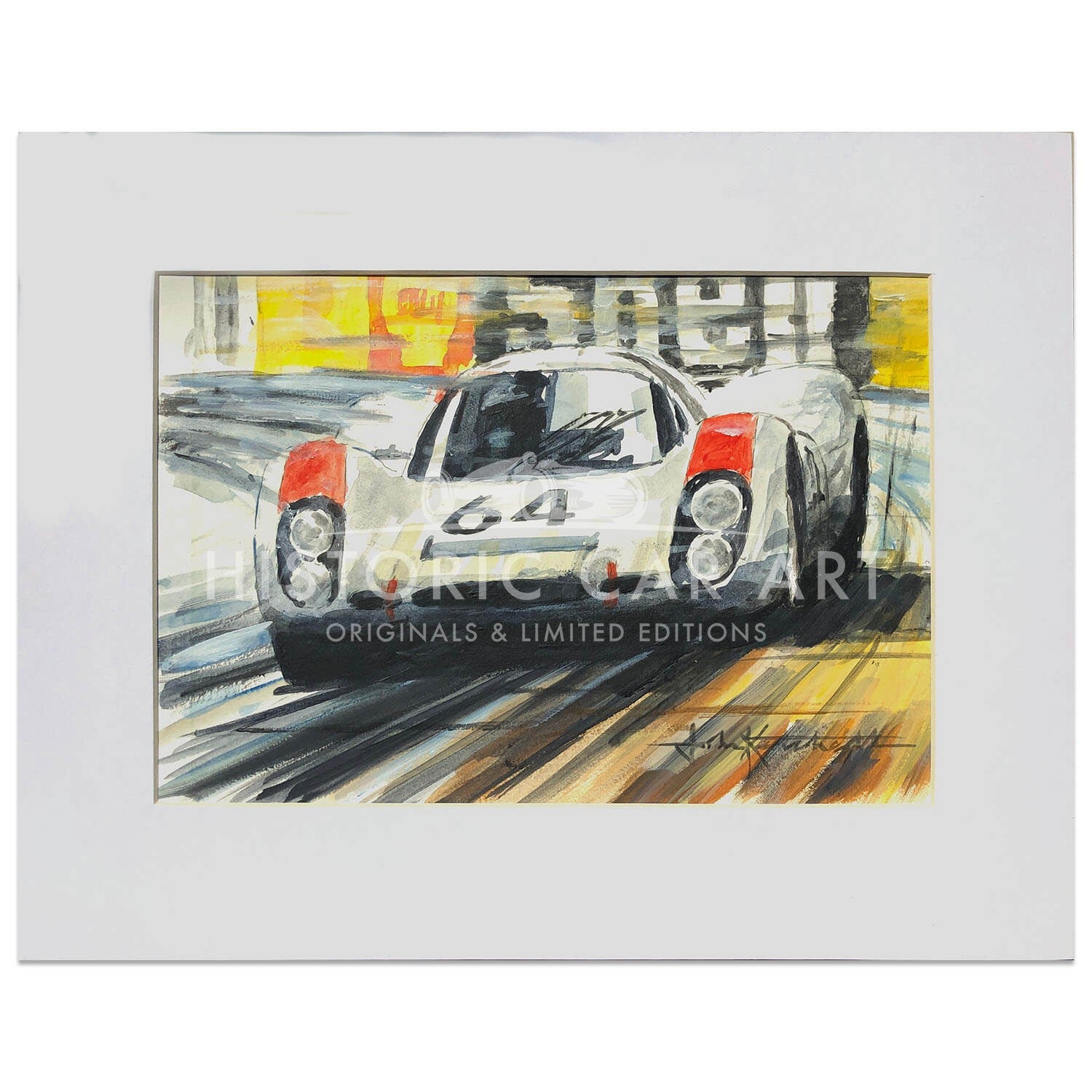 Hermann/Larrousse | Porsche 908 |1969 Le Mans 24H | Study Painting #3