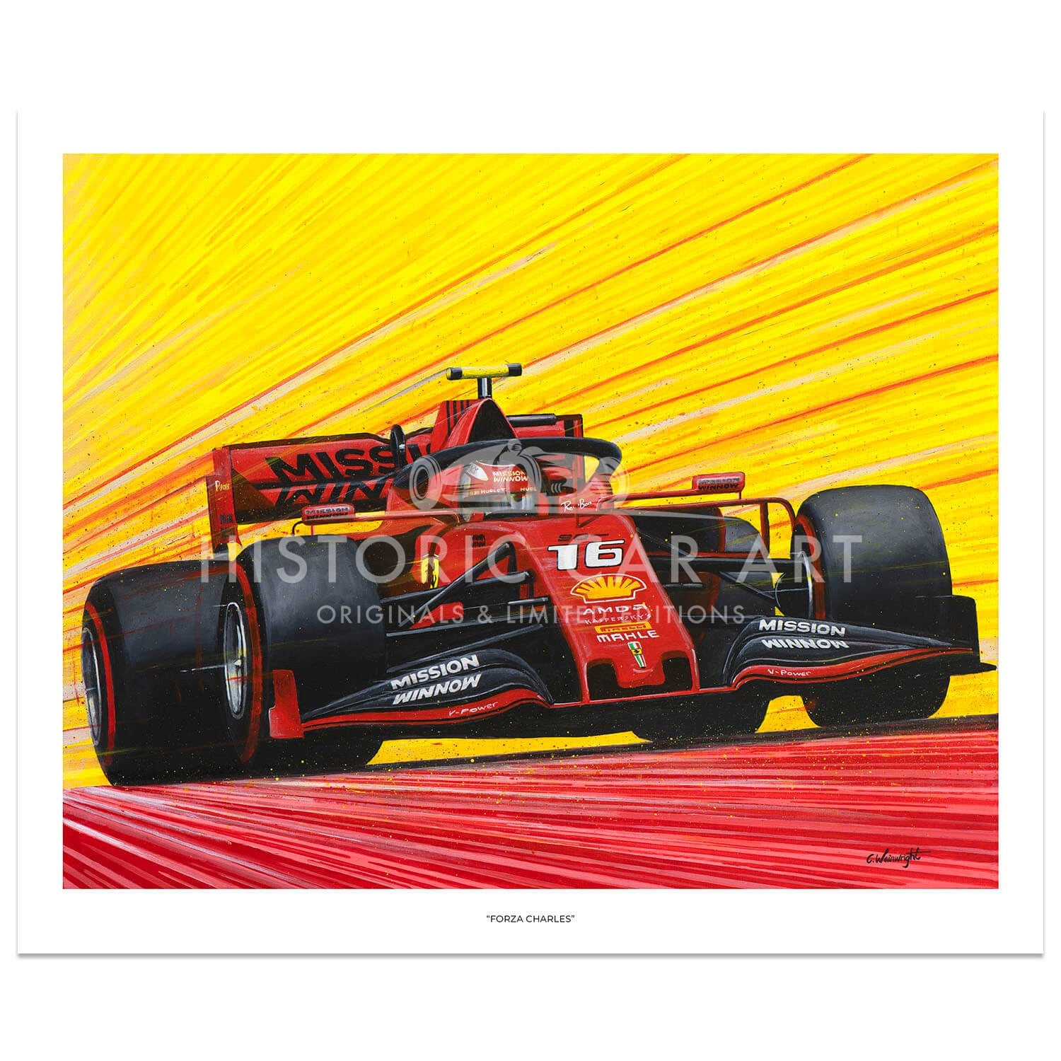 Forza Charles | Ferrari SF90 | Charles Leclerc | 2019 | Print