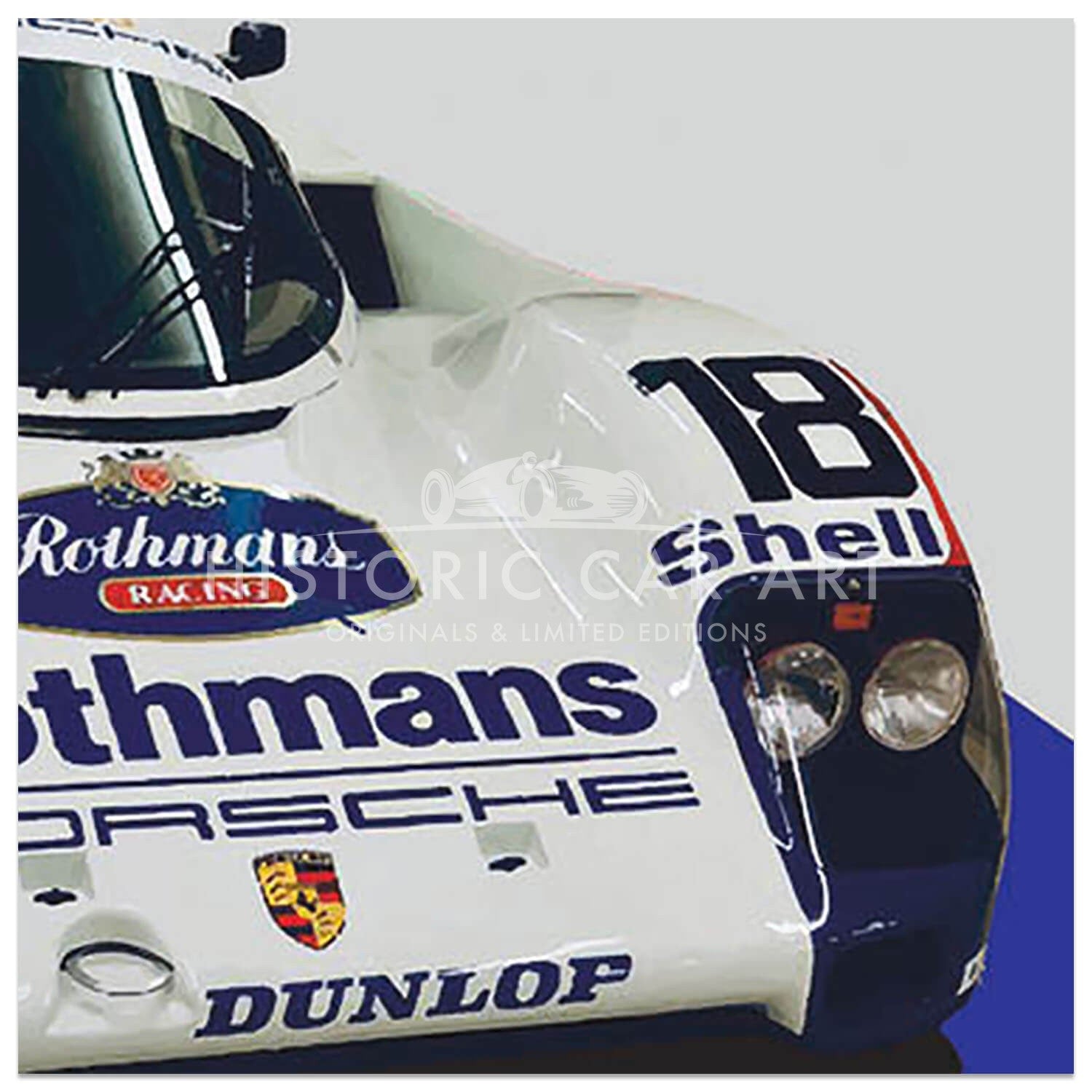 Rothmans | Porsche 962 | Group C | Art Print | Poster