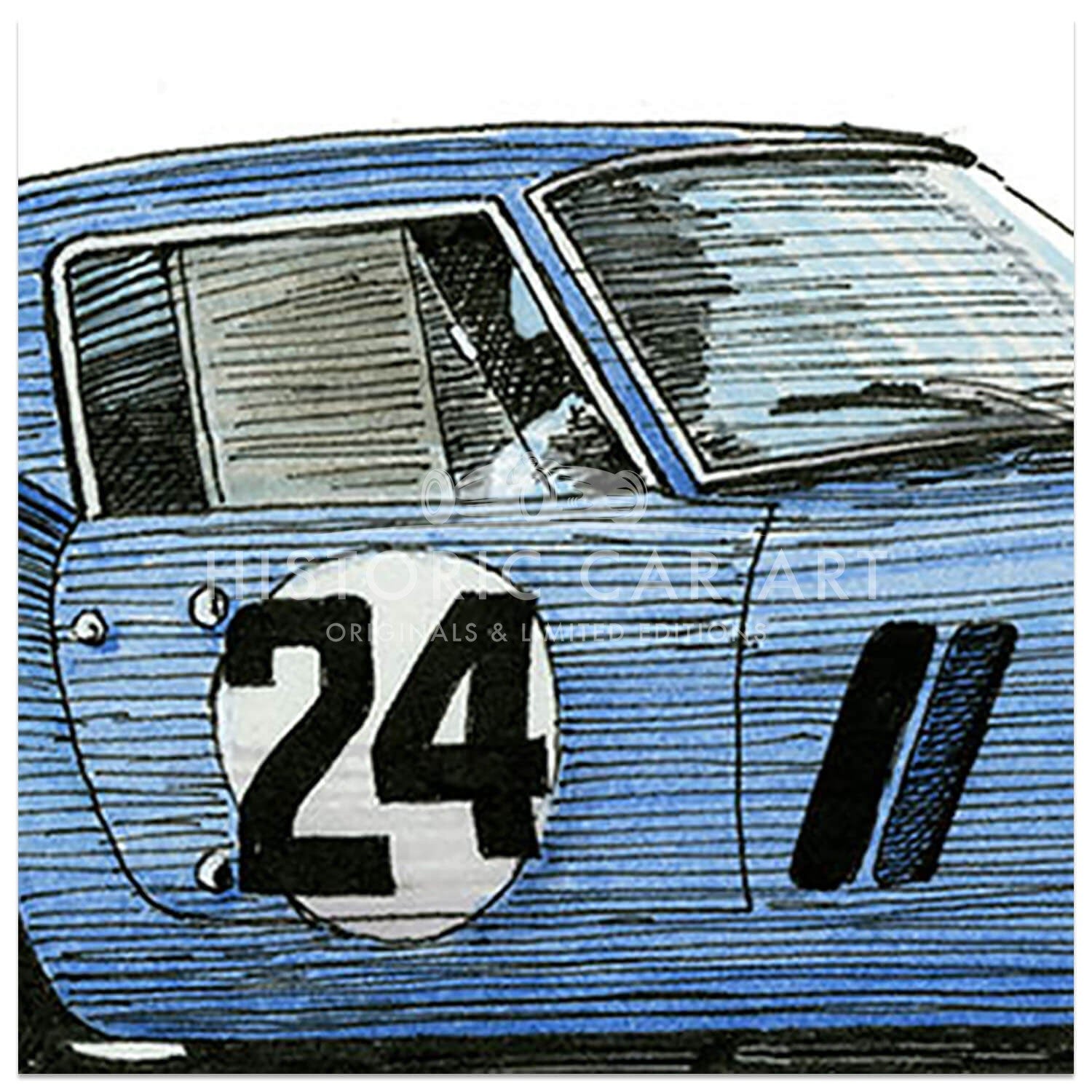 NART Ferrari 250 GTO Sebring 1962 - Print