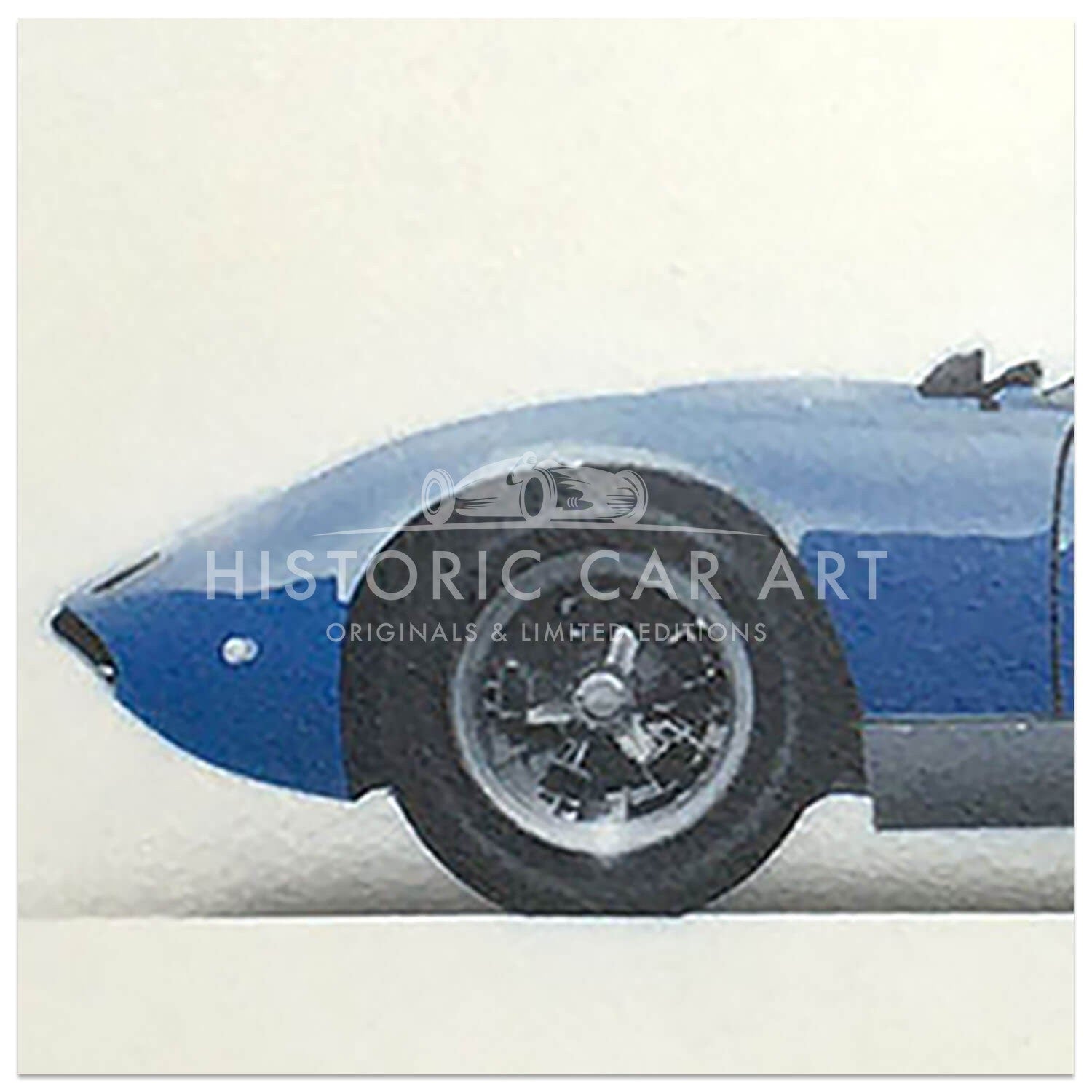 Lamborghini Miura | Blue | Artwork