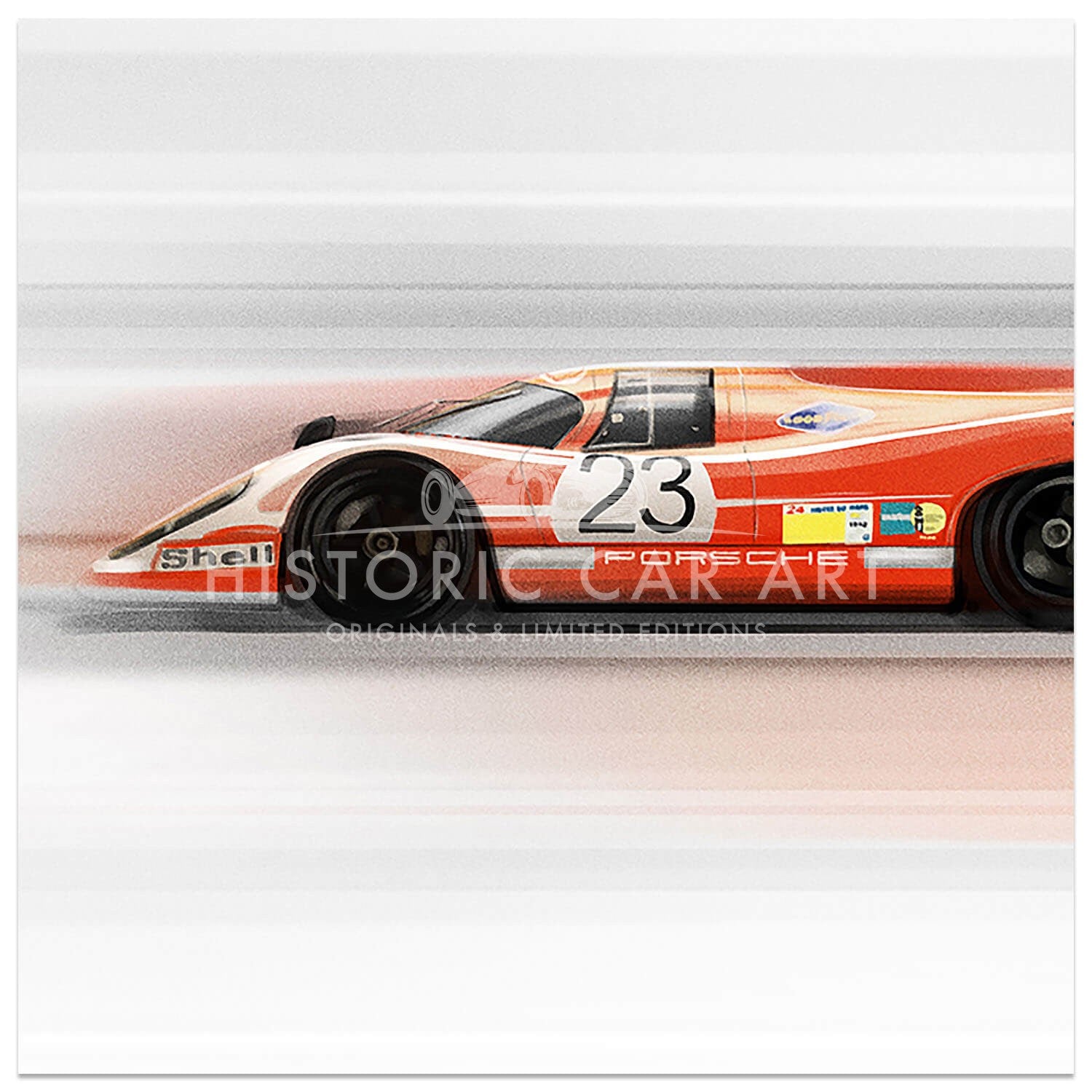 Le Mans 24h 1970 | Porsche | Ferrari | Art Print
