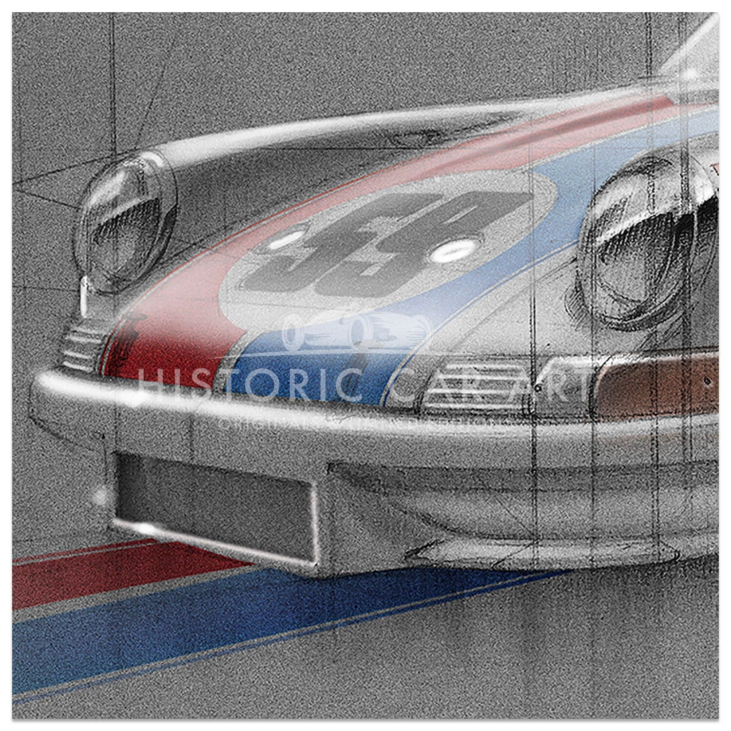 Porsche 911 RSR | Art Print