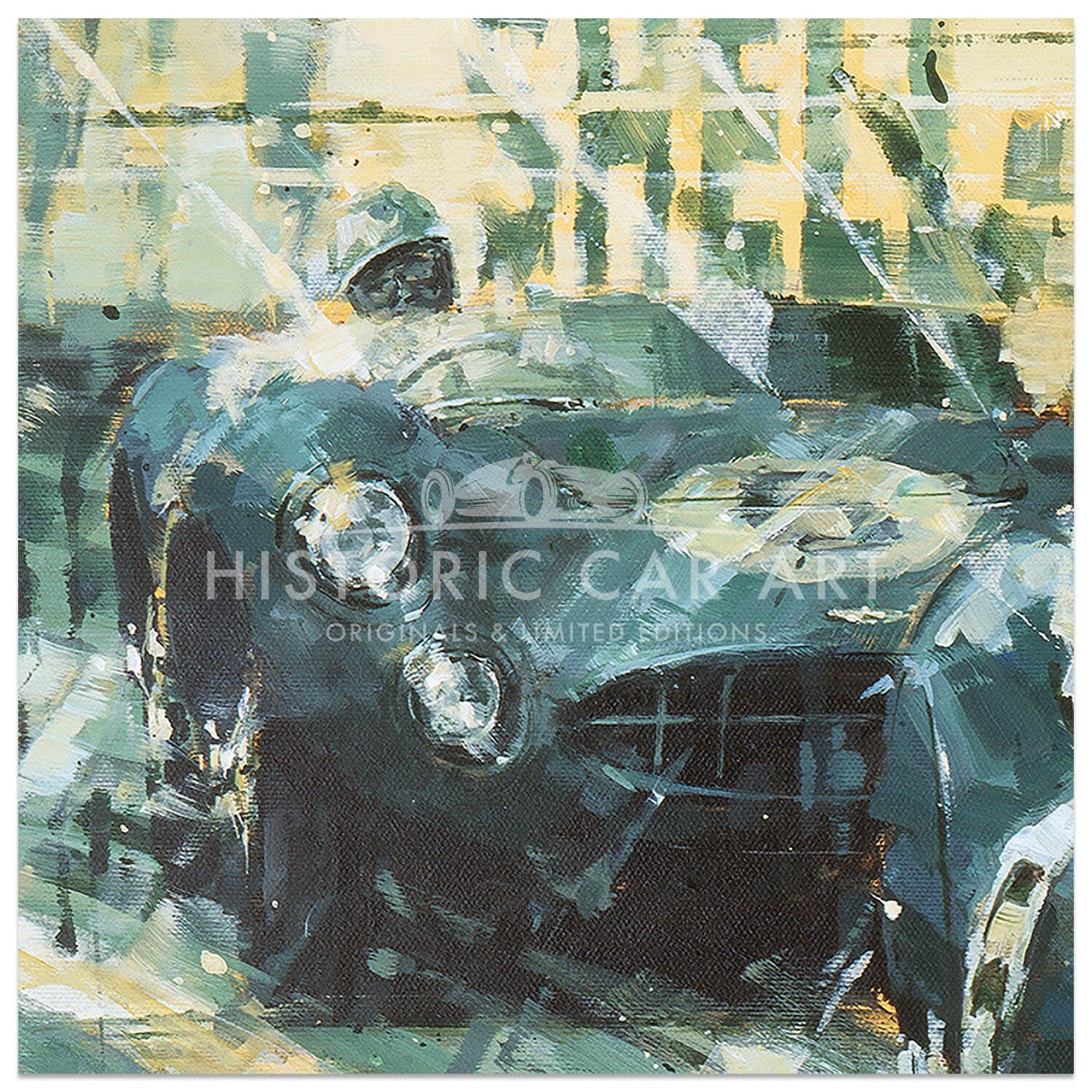 Aston One Two | Salvadori & Shelby | Aston Martin | Print