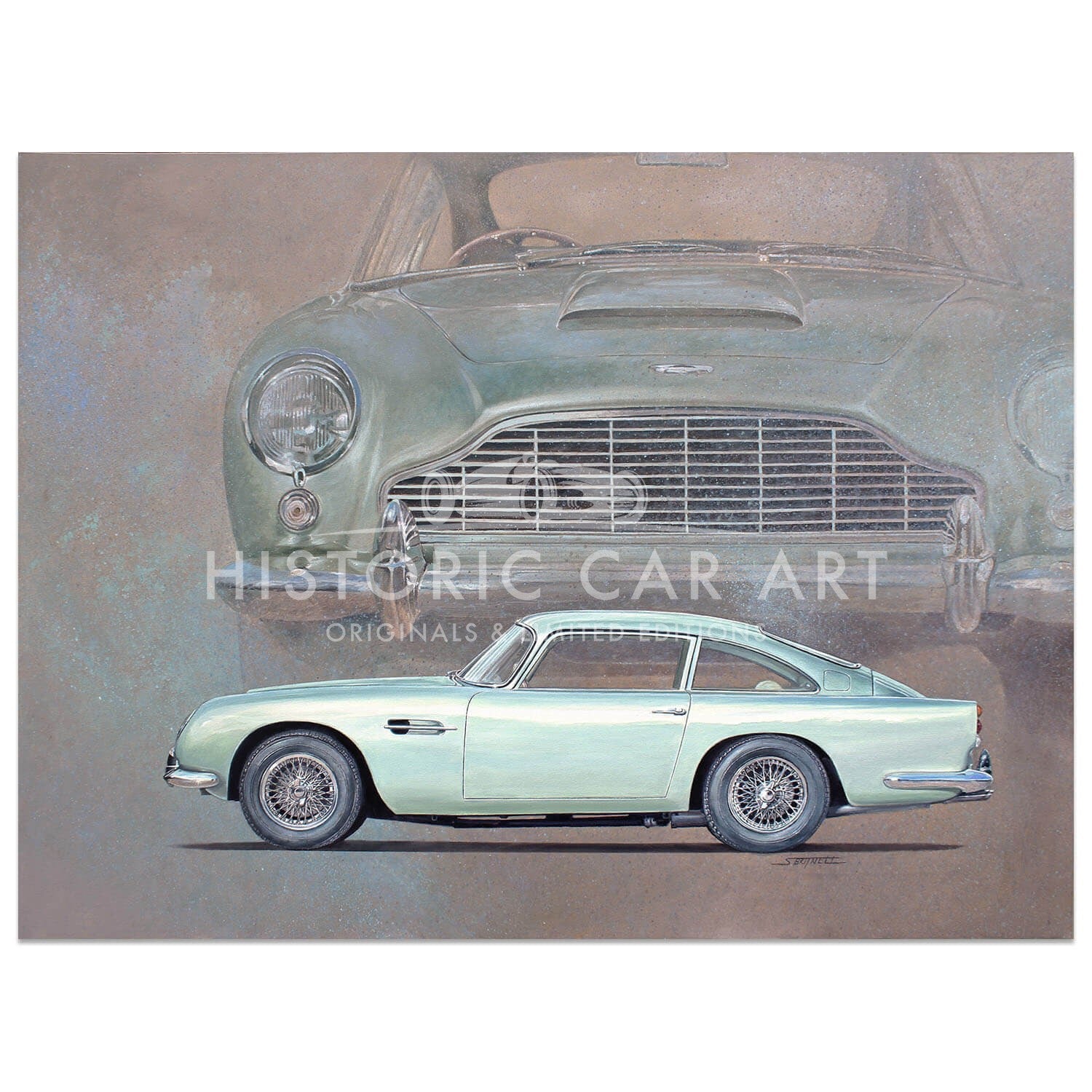 1963 Aston Martin DB4 Series 5 Vantage | Artwork