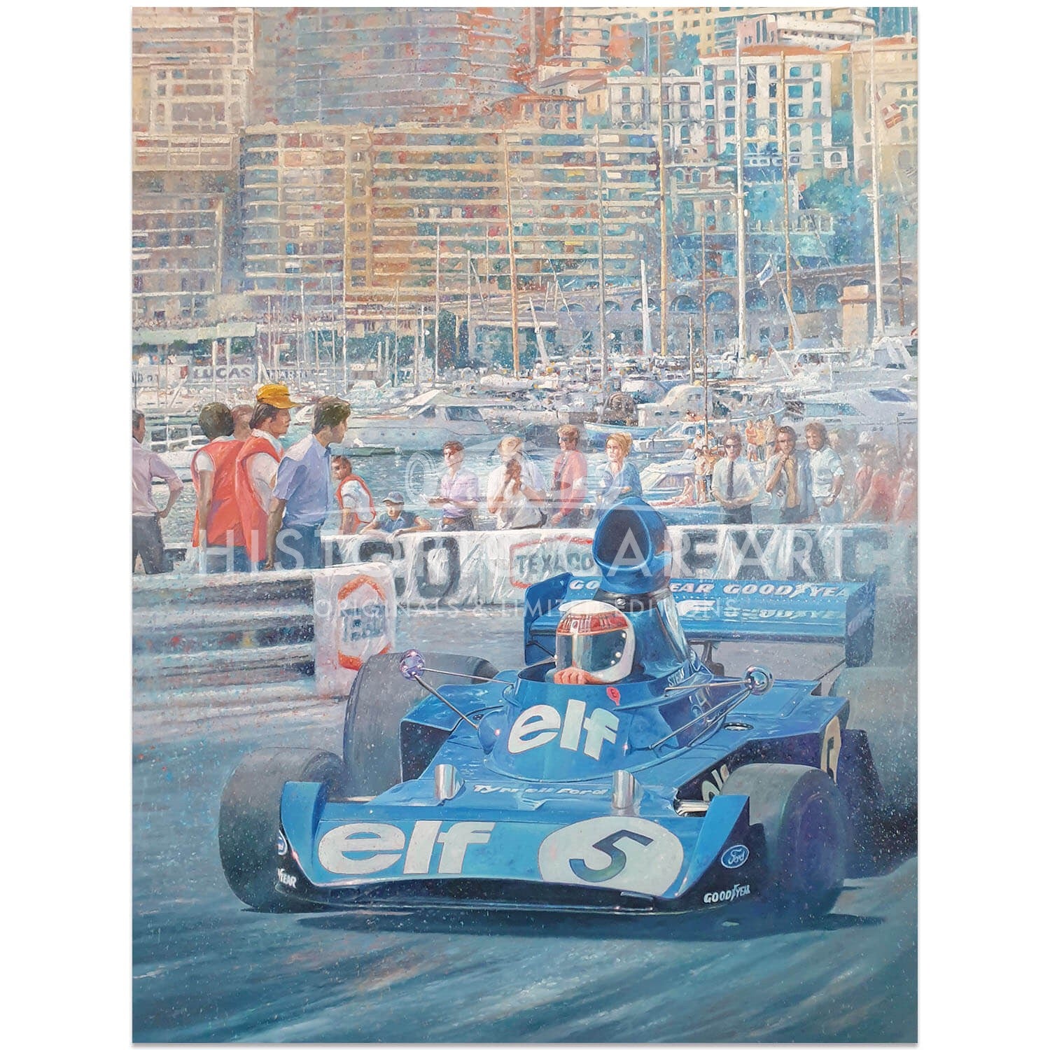 1973 Monaco Grand Prix | Tyrrell Ford | Stewart | Artwork