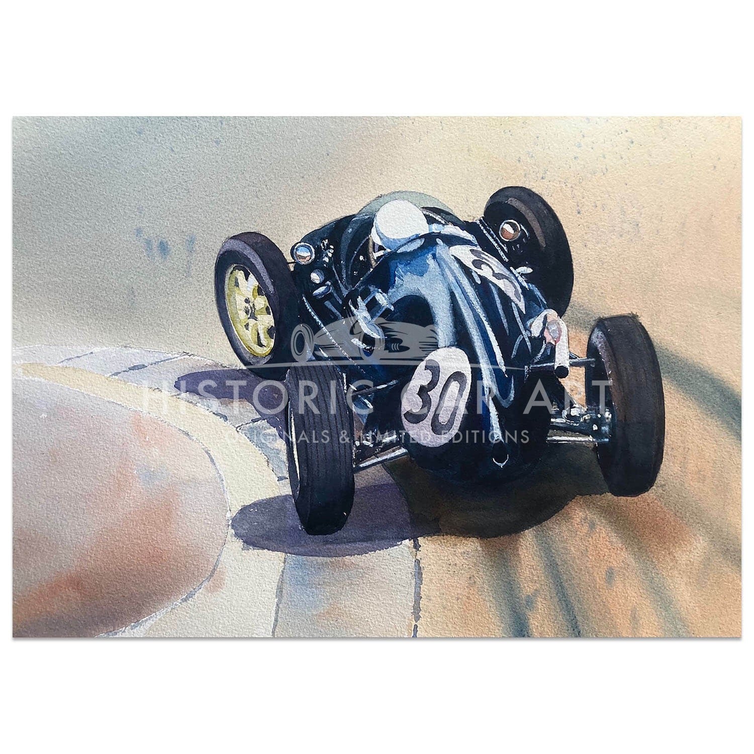 Tight Turn | Monaco Grand Prix 1959 | Stirling Moss | Artwork