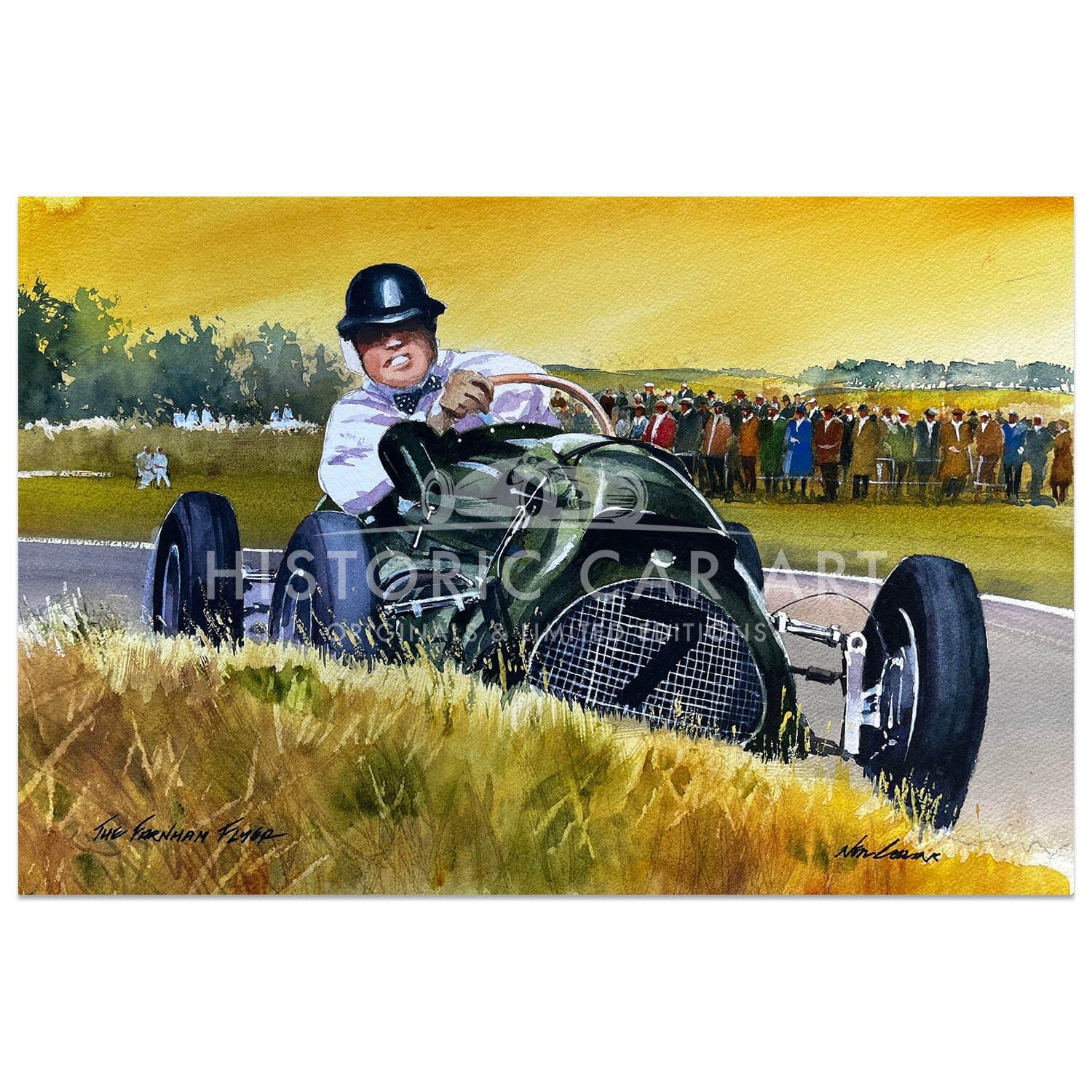 The Farnham Flyer II | Goodwood Circuit 1952 | Hawthorn | Artwork