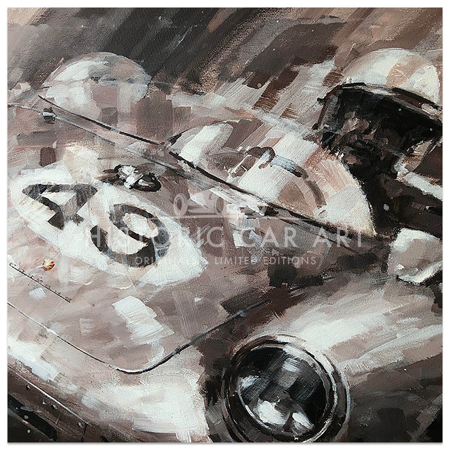Class Victory | Porsche 550 Spyder | 1955 Le Mans 24H | Artwork