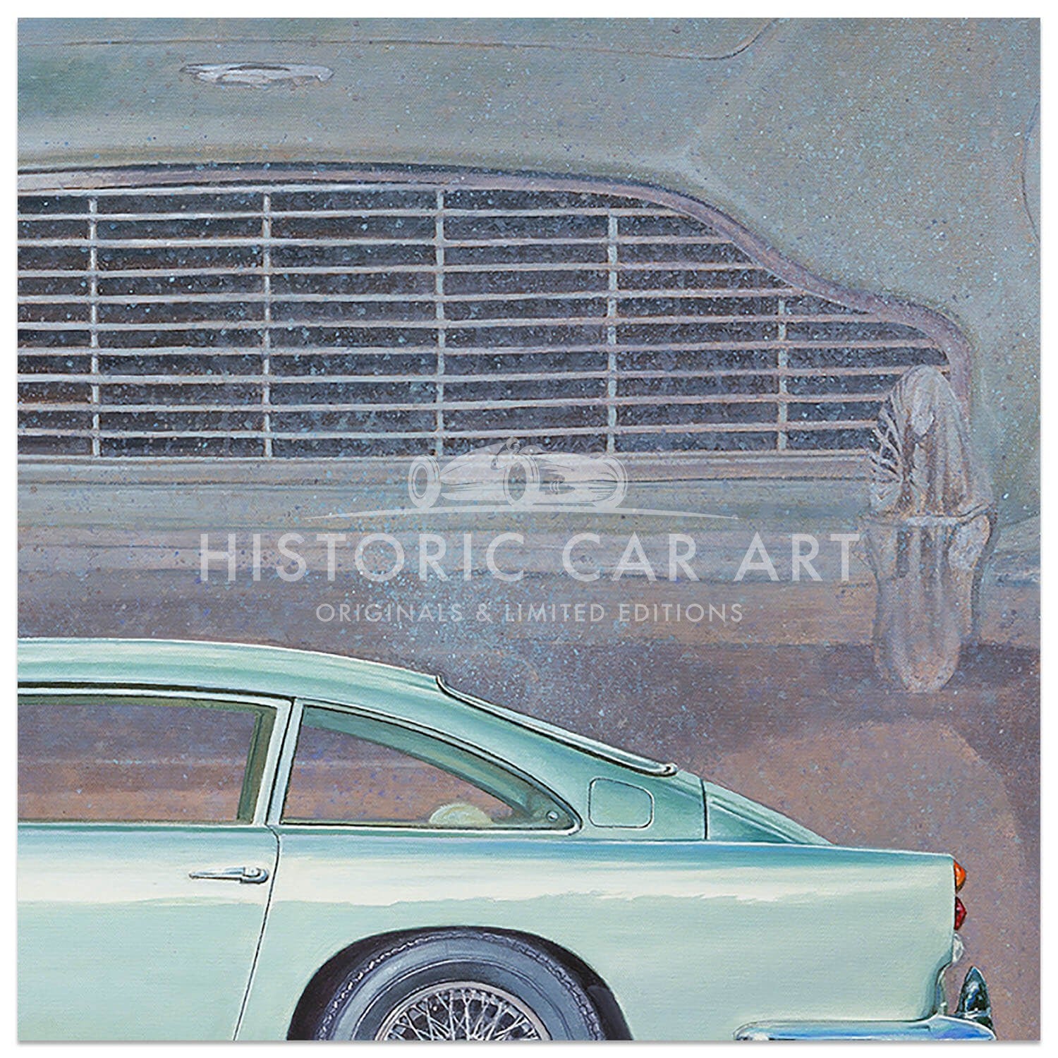 1963 Aston Martin DB4 Series 5 Vantage | Art Print