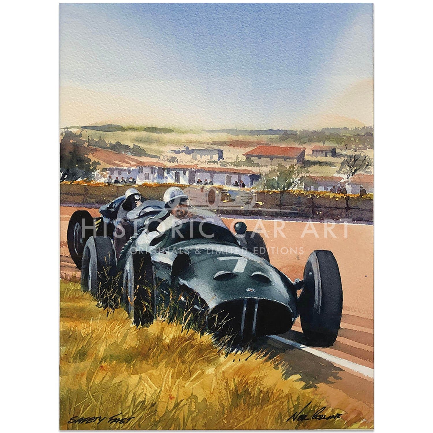 Safety Fast | 1959 Dutch Grand Prix | Jo Bonnier | BRM | Artwork