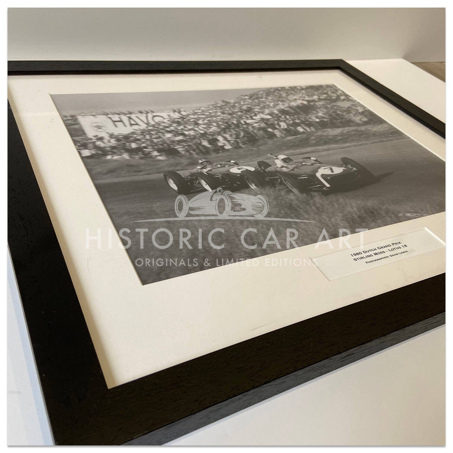 1960 Dutch Grand Prix | Stirling Moss (Lotus) & Alan Stacey (Lotus) | Photograph